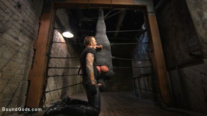 Photo number 11 from Derek Pain vs Christian Wilde shot for Bound Gods on Kink.com. Featuring Christian Wilde and Derek Pain in hardcore BDSM & Fetish porn.