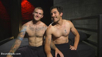 Photo number 14 from A Date with Mr Wilde shot for Bound Gods on Kink.com. Featuring Dale Cooper and Christian Wilde in hardcore BDSM & Fetish porn.