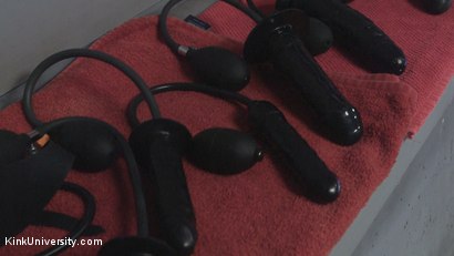 Photo number 2 from Inflatable Dildos shot for Kink University on Kink.com. Featuring Danarama and Charlotte Sartre in hardcore BDSM & Fetish porn.