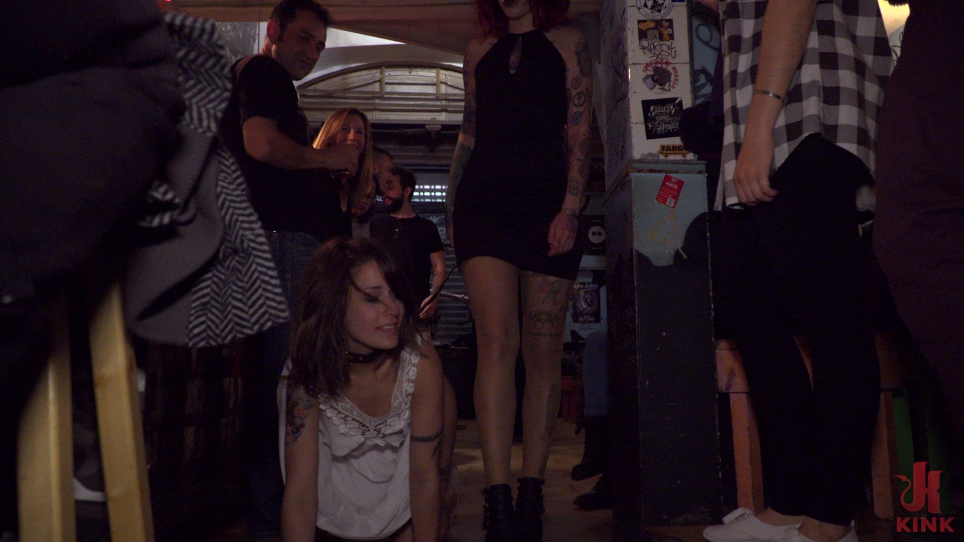 Photo number 4 from Perky Teen Alexa Nasha is Fucked in front of a Chanting Crowd - Part 2 shot for Public Disgrace on Kink.com. Featuring Steve Holmes, Silvia Rubi, Juan Lucho and Alexa Nasha in hardcore BDSM & Fetish porn.