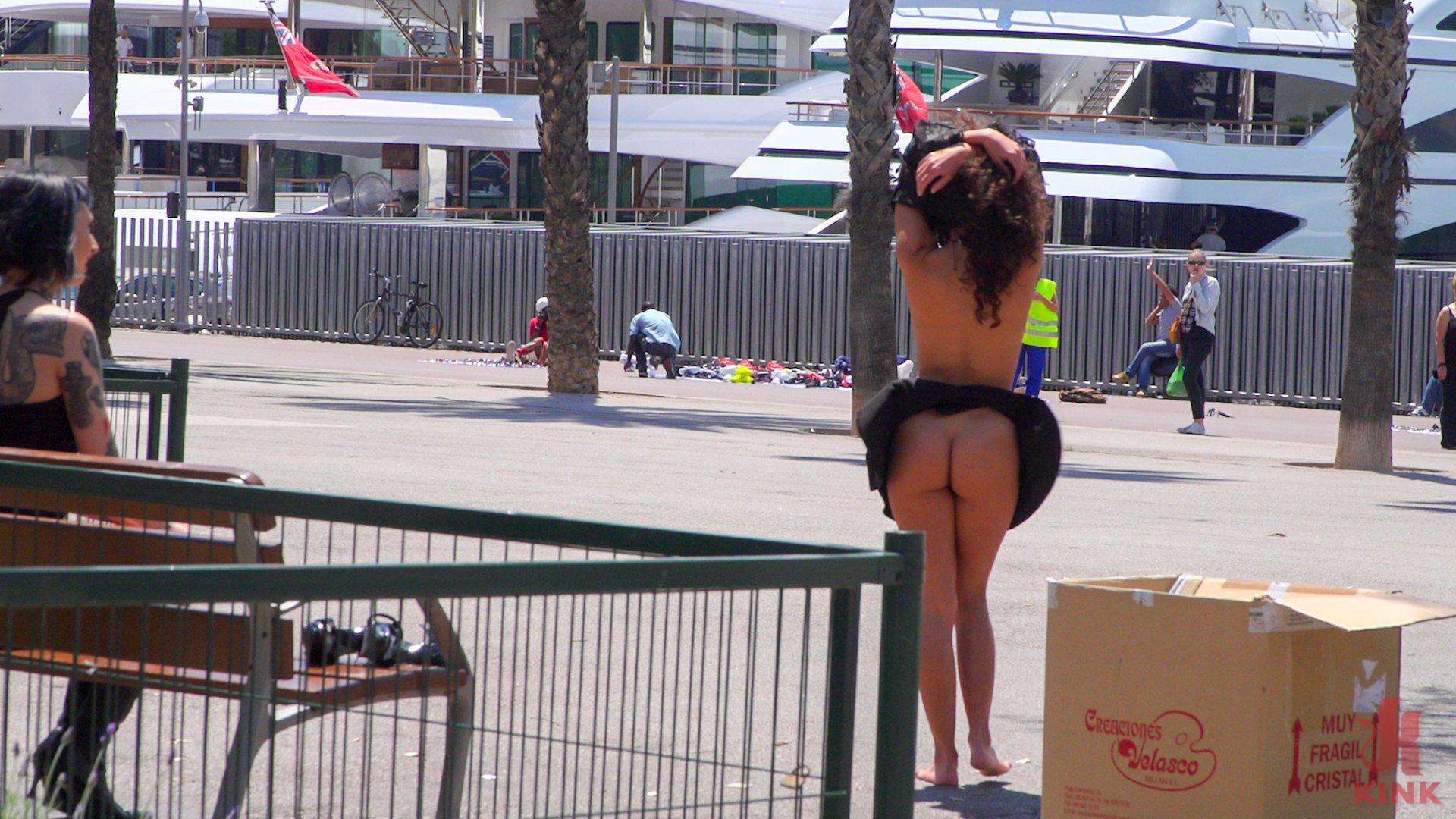 Photo number 0 from Perky Little Slut in a Box - Part 1 shot for Public Disgrace on Kink.com. Featuring Steve Holmes, Oliver Pina, Melody Petite and Mistress Minerva in hardcore BDSM & Fetish porn.