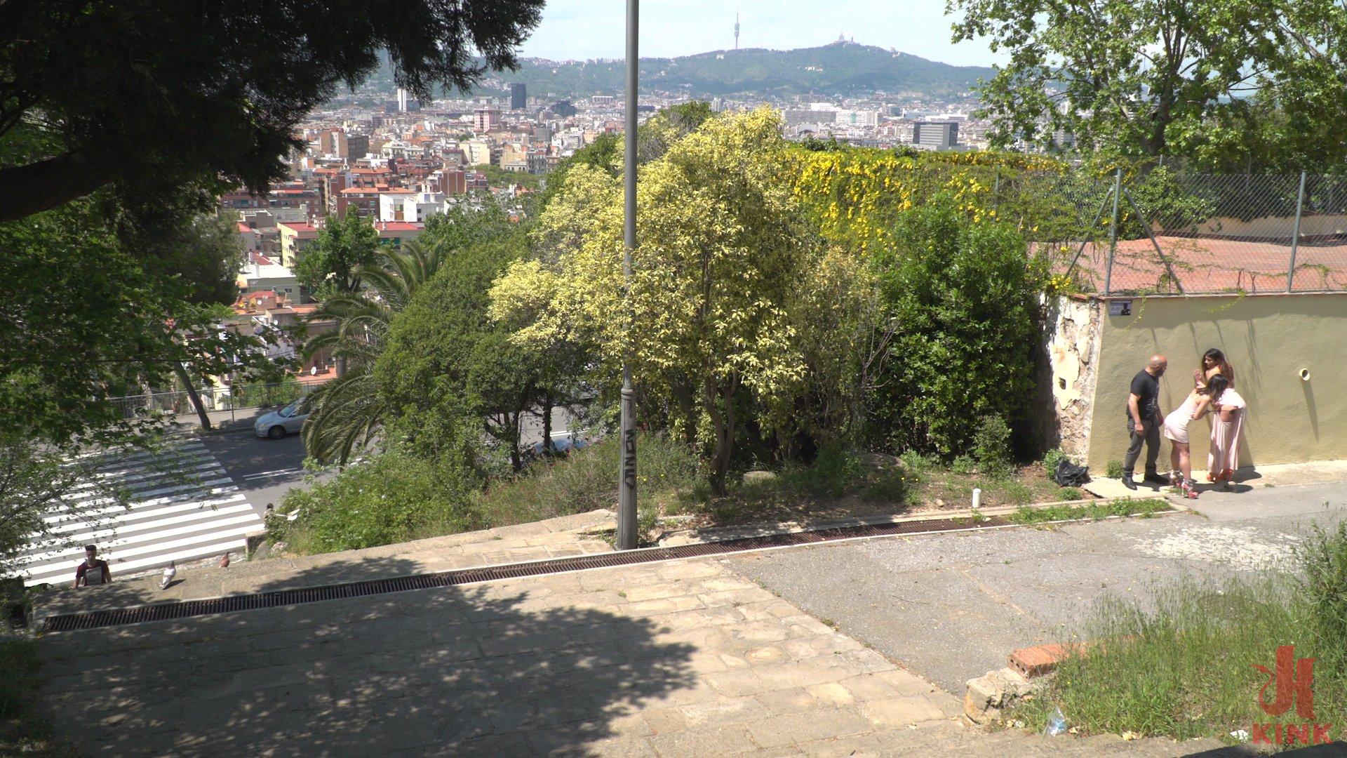 Photo number 4 from Newbie Penelope Gets Suspended, Flogged and Fucked shot for Public Disgrace on Kink.com. Featuring Steve Holmes, Pablo Ferrari, Valentina Bianco, Melody Petite, Max Cortes, Frida Sante and Penelope Cum in hardcore BDSM & Fetish porn.