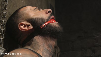 Photo number 3 from Leather Hunk Edged in Chains shot for Men On Edge on Kink.com. Featuring Rikk York in hardcore BDSM & Fetish porn.