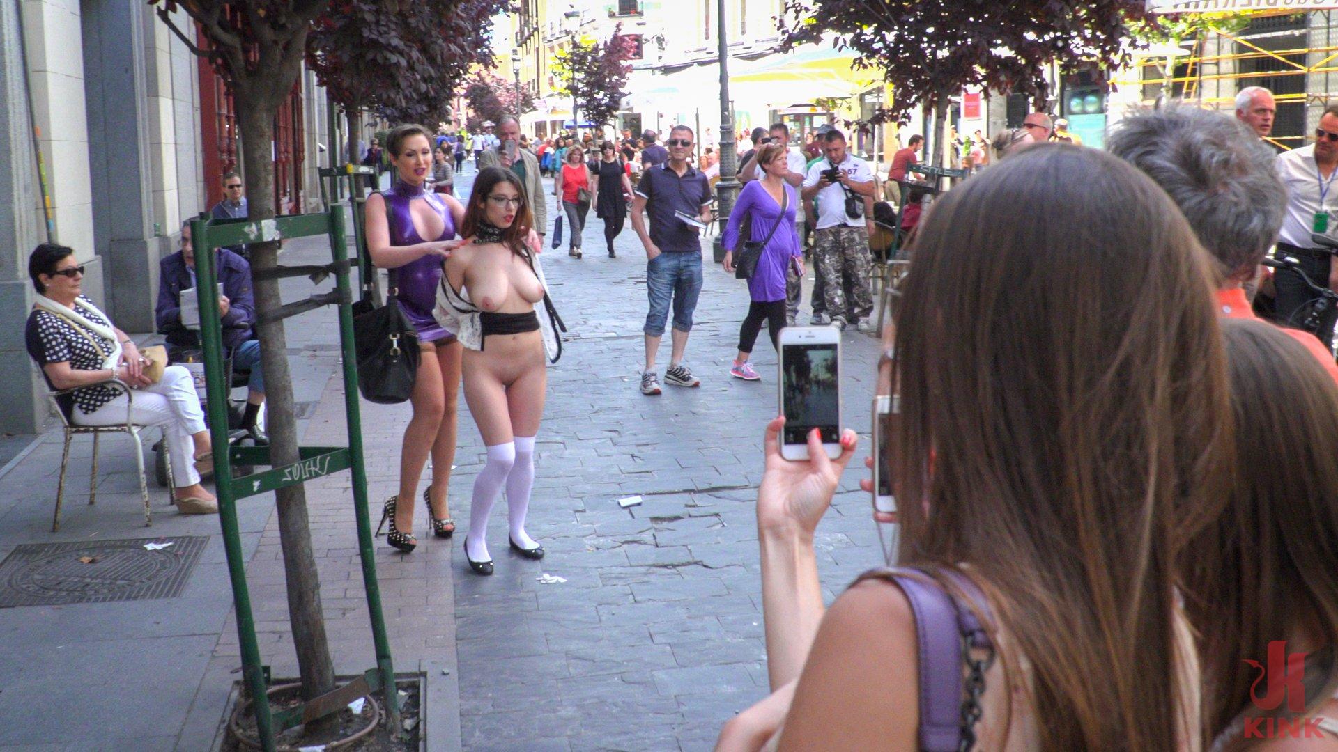 Photo number 6 from Zenda Sexy: Walk of Shame shot for Public Disgrace on Kink.com. Featuring Steve Holmes, Zenda Sexy, Yasmin Scott and Antonio Ross in hardcore BDSM & Fetish porn.