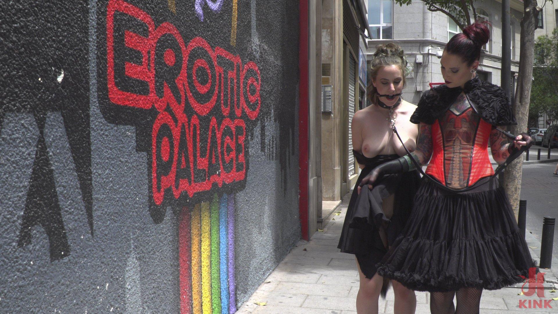 Photo number 3 from Submissive Spanish Slut shot for Public Disgrace on Kink.com. Featuring Steve Holmes, Juan Lucho, Silvia Rubi and Aragne Spicy in hardcore BDSM & Fetish porn.