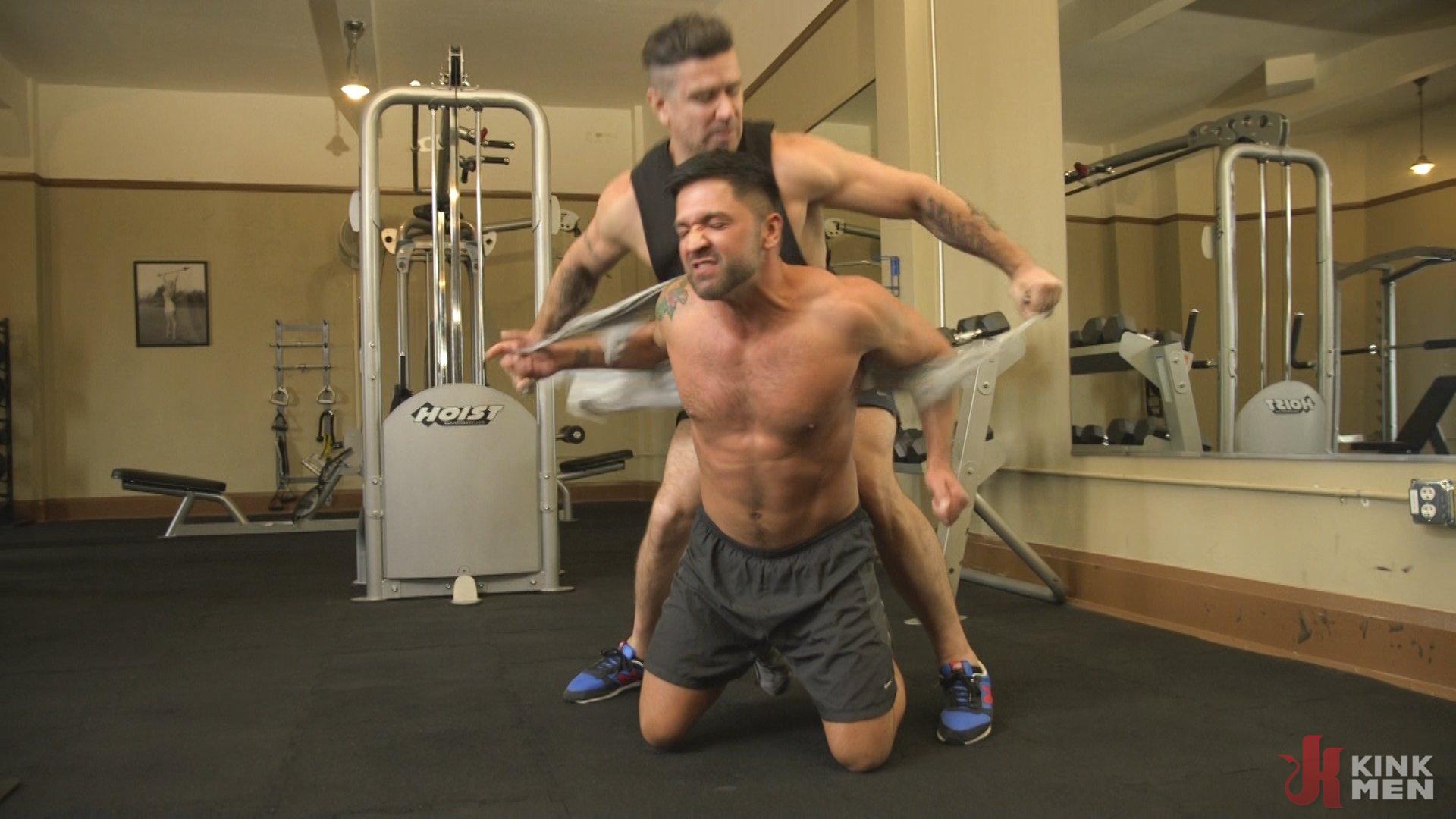 Photo number 0 from "This isn't fucking Zumba!!!" shot for Bound Gods on Kink.com. Featuring Dominic Pacifico and Trenton Ducati in hardcore BDSM & Fetish porn.