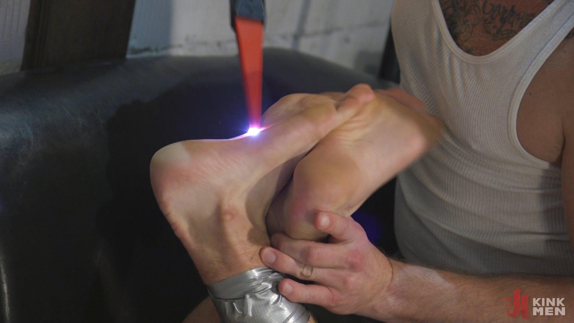 Photo number 3 from Hot Muscular Convict Torments His Duct-Taped Captive shot for Bound Gods on Kink.com. Featuring Max Cameron and Cameron Kincade in hardcore BDSM & Fetish porn.