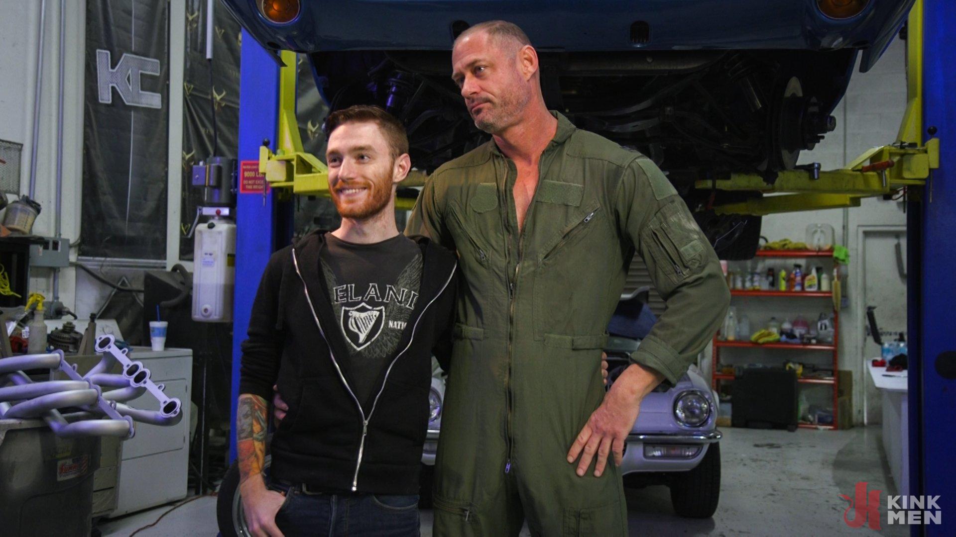 Photo number 14 from The Mechanic shot for Bound Gods on Kink.com. Featuring Seamus O'Reilly and D. Arclyte in hardcore BDSM & Fetish porn.