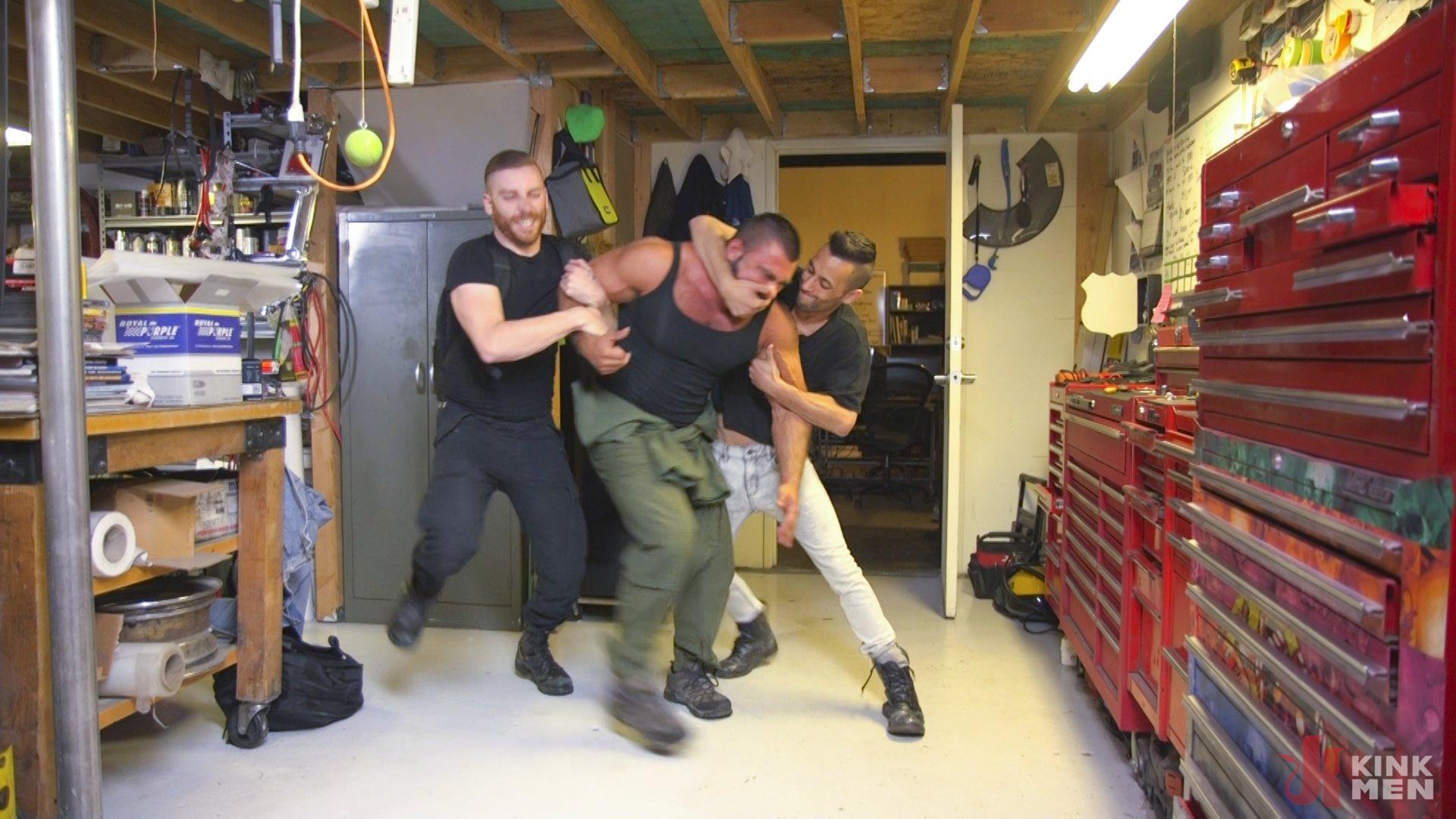 Photo number 1 from Beefy mechanic taken down & edged against his will shot for Men On Edge on Kink.com. Featuring Steven Roman in hardcore BDSM & Fetish porn.