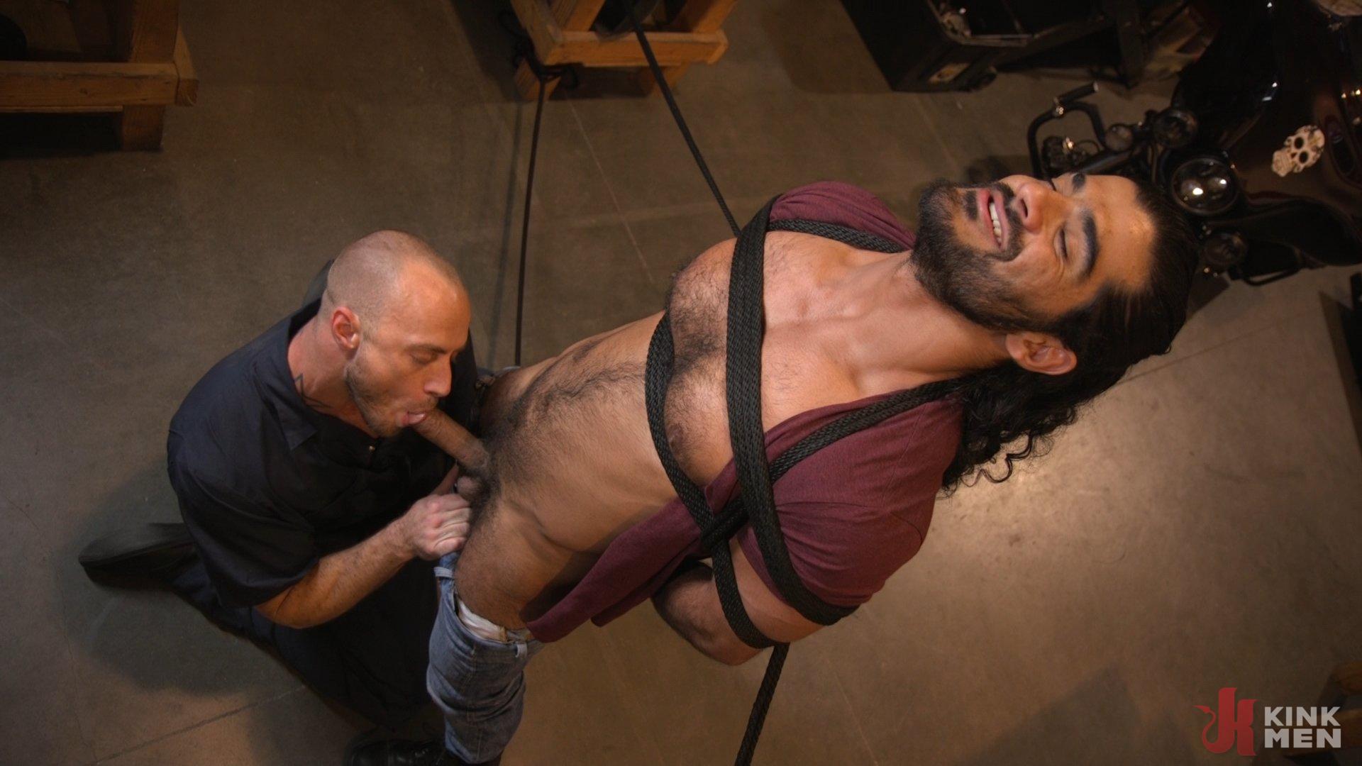 Photo number 5 from Hot biker gets edged in the motorcycle garage shot for Men On Edge on Kink.com. Featuring Ali Liam in hardcore BDSM & Fetish porn.