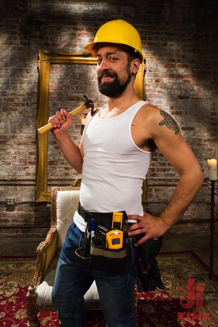 Photo number 17 from Construction Workers Sexy Lunch Break Turns Into First Anal Fisting shot for Divine Bitches on Kink.com. Featuring Aiden Starr and DJ in hardcore BDSM & Fetish porn.