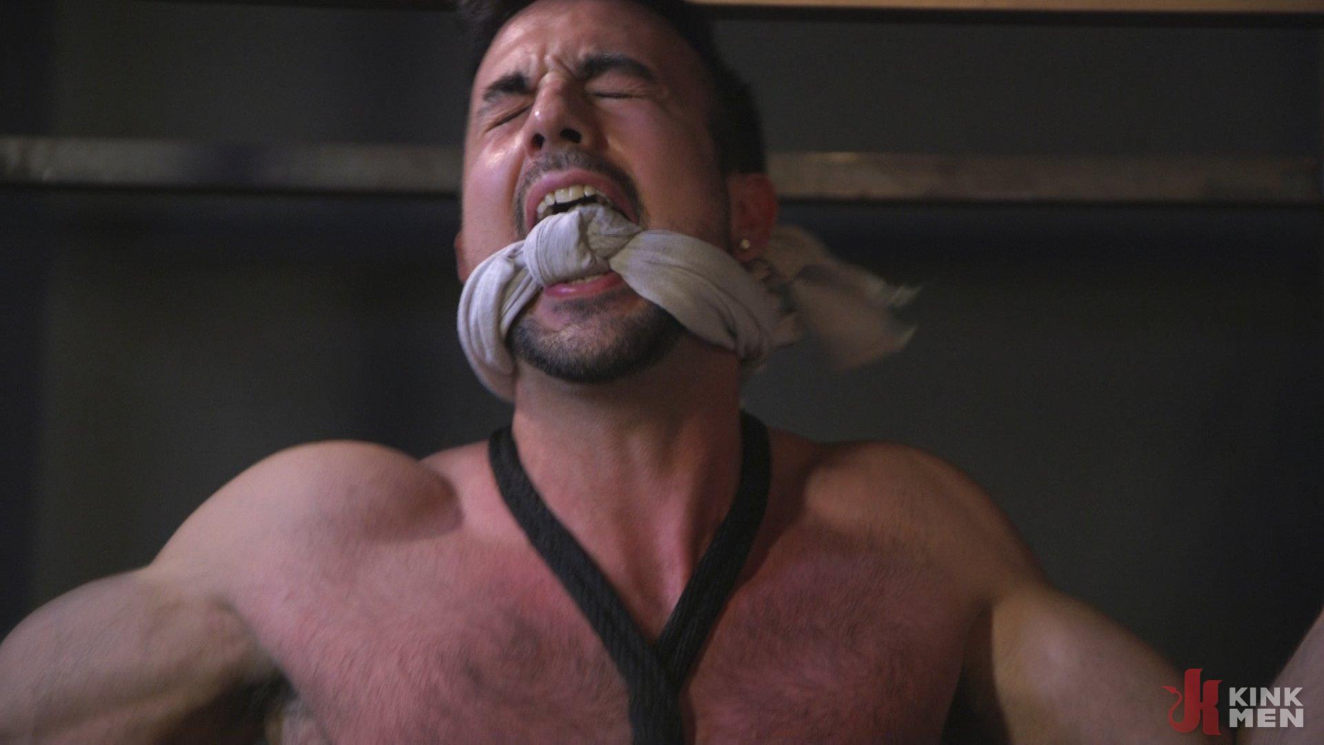 Photo number 5 from Straight Hate-Monger Gets His Ass Violated shot for Bound Gods on Kink.com. Featuring Mason Lear and Max Cameron in hardcore BDSM & Fetish porn.