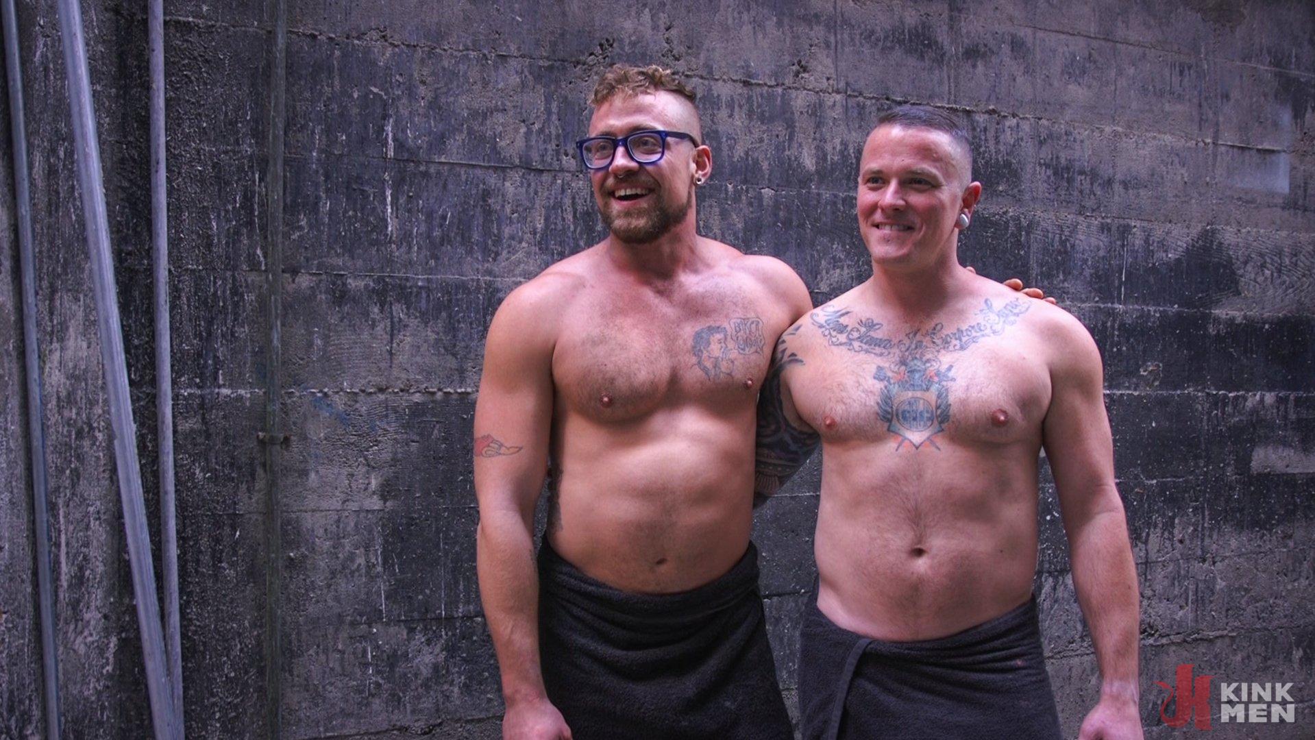 Photo number 13 from Muscle Stud is Shackled & Flogged in the Streets for SF Pride Weekend shot for Bound Gods on Kink.com. Featuring Jay Austin and Max Cameron in hardcore BDSM & Fetish porn.