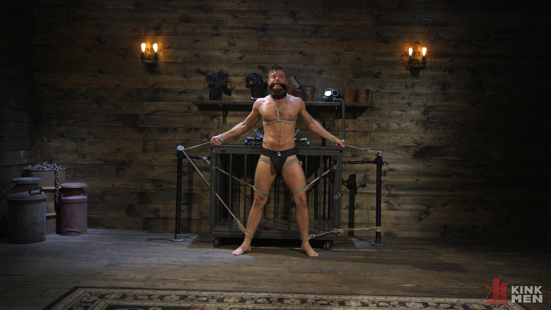 Photo number 1 from Huge-Dicked Sub Jack Andy Gets An Intense Beating From Christian Wilde shot for Bound Gods on Kink.com. Featuring Christian Wilde and Jack Andy in hardcore BDSM & Fetish porn.