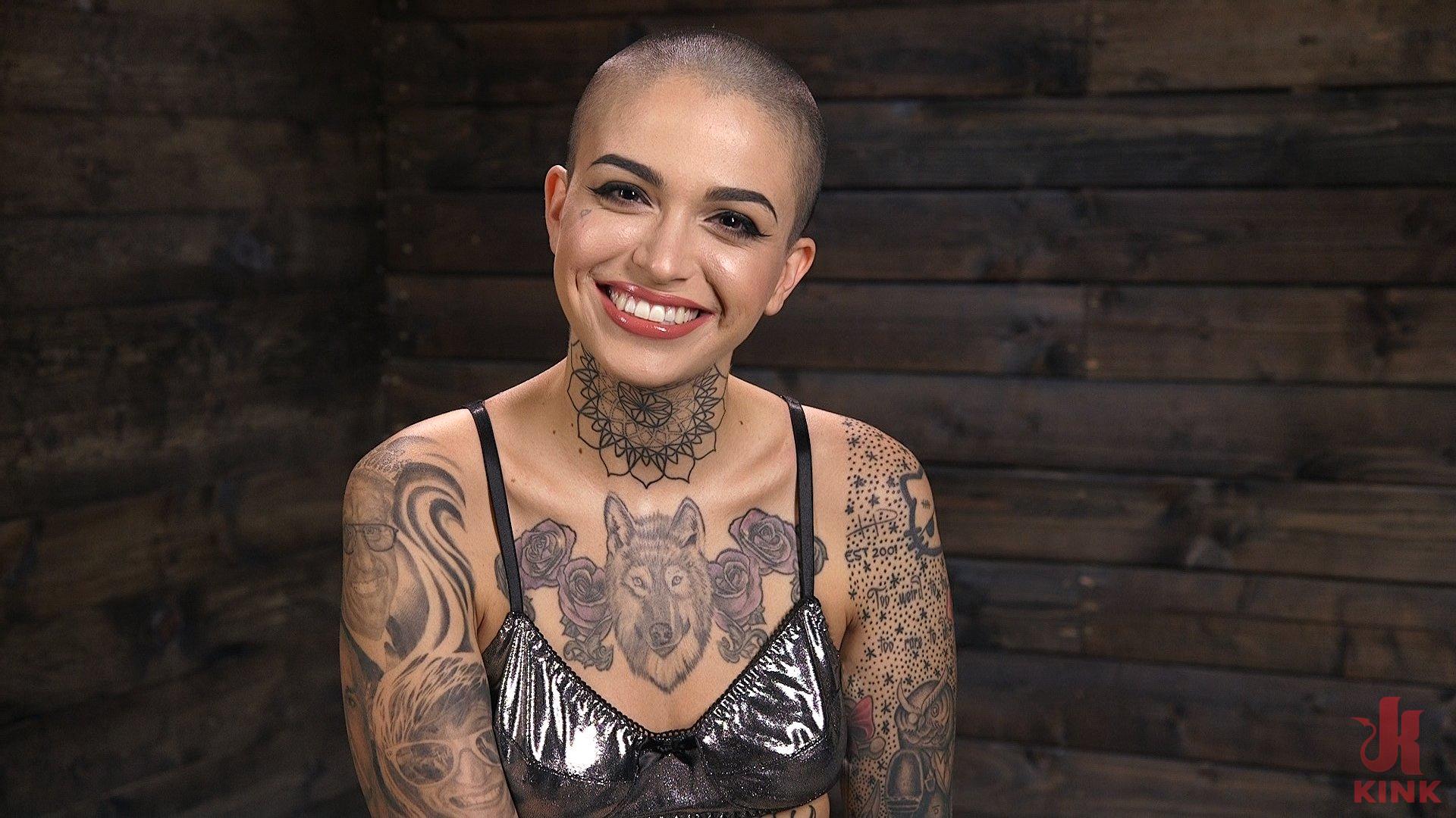 Photo number 1 from Tattooed Slut Machine Fucked in Tight Bondage shot for Fucking Machines on Kink.com. Featuring Leigh Raven in hardcore BDSM & Fetish porn.