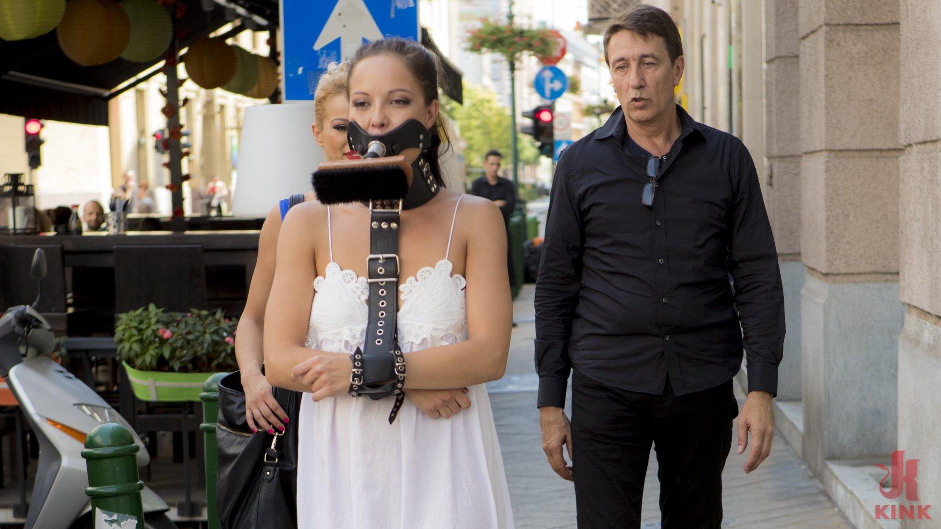 Photo number 1 from Dolly Diore's All Out Public Fuckfest shot for Public Disgrace on Kink.com. Featuring Steve Holmes, Cherry Kiss, RAM, Dolly Diore and Angel Rush in hardcore BDSM & Fetish porn.