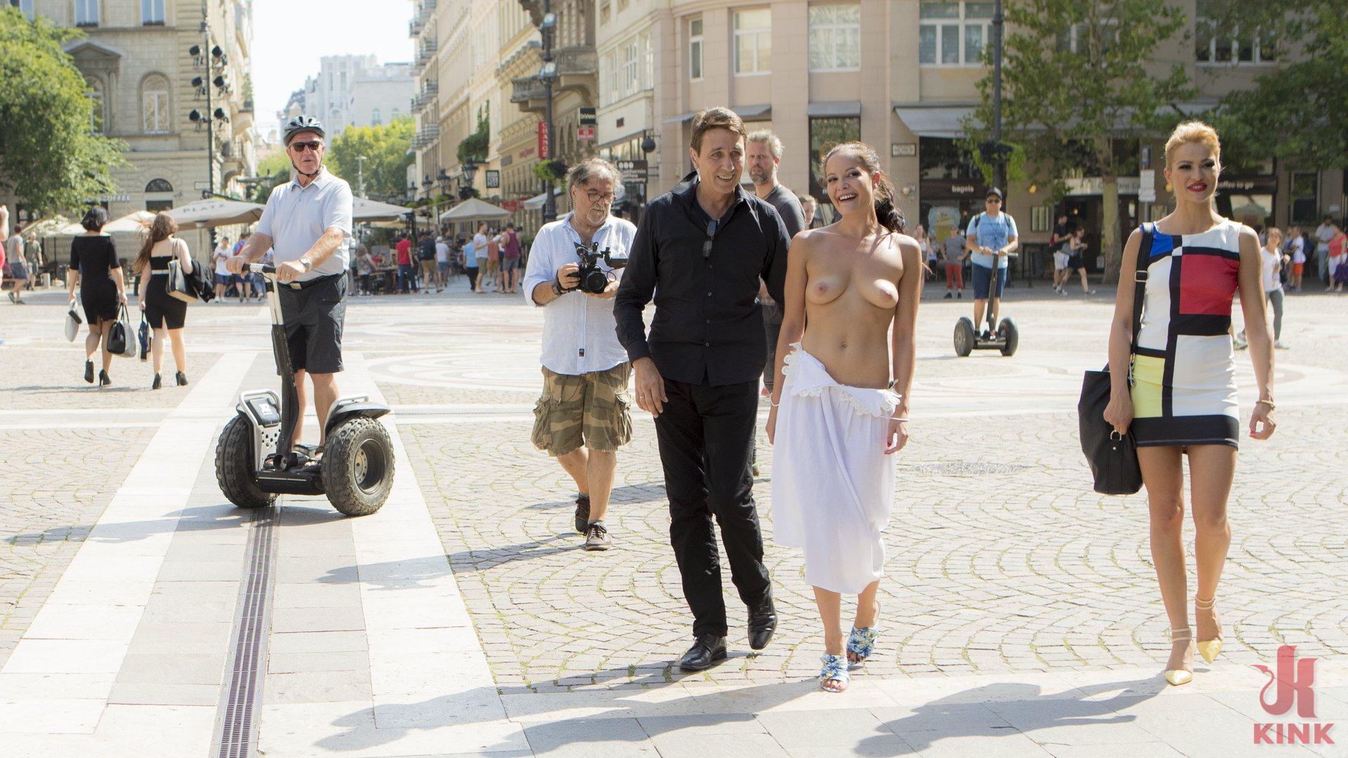 Photo number 3 from Dolly Diore's All Out Public Fuckfest shot for Public Disgrace on Kink.com. Featuring Steve Holmes, Cherry Kiss, RAM, Dolly Diore and Angel Rush in hardcore BDSM & Fetish porn.