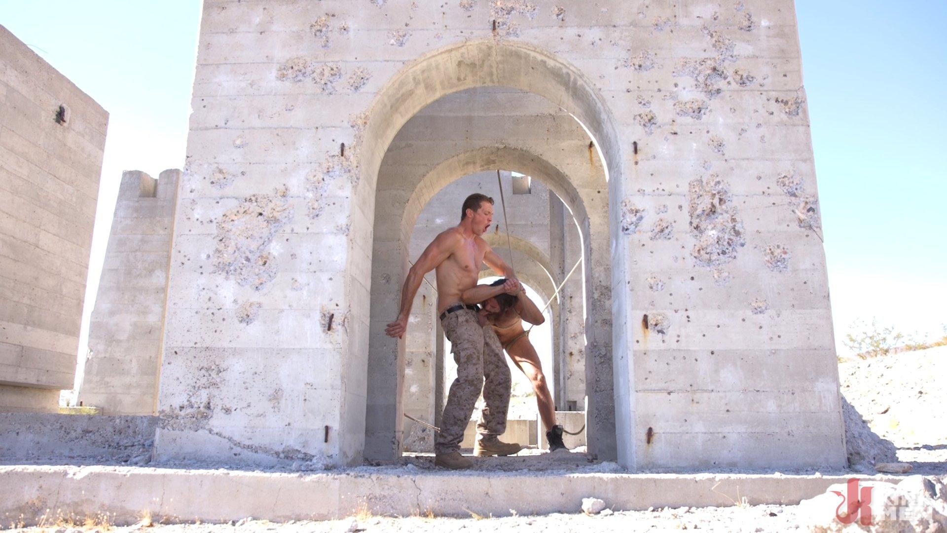 Photo number 7 from Muscled Rope Slut Abducted, Bound, Flogged, and Fucked shot for Bound Gods on Kink.com. Featuring Brendan Patrick and Pierce Paris in hardcore BDSM & Fetish porn.