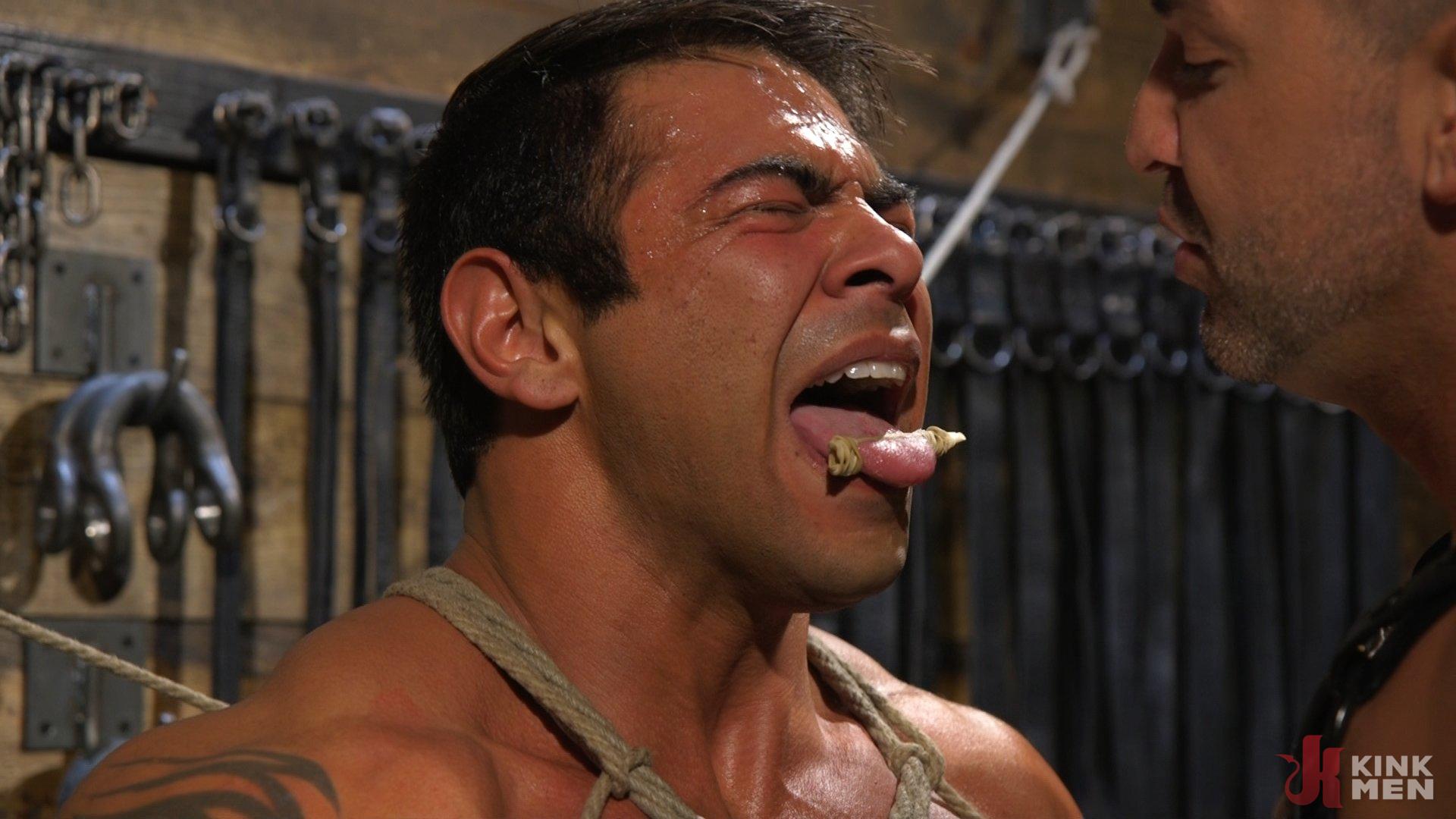 Photo number 12 from Bodybuilder Draven Navarro Takes Pain, Extreme CBT, and Gets Fucked shot for Bound Gods on Kink.com. Featuring Dominic Pacifico and Draven Navarro in hardcore BDSM & Fetish porn.