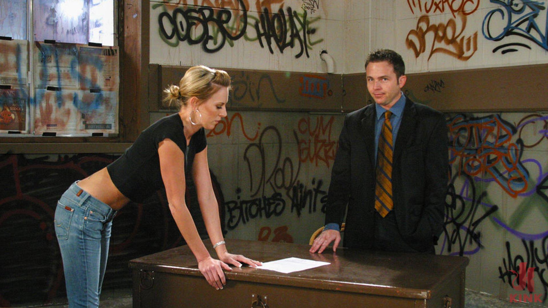 Photo number 0 from FemDomme Audrey Leigh Gives Dick Richards Low Grades shot for Captive Male on Kink.com. Featuring Audrey Leigh and Dick Richards in hardcore BDSM & Fetish porn.