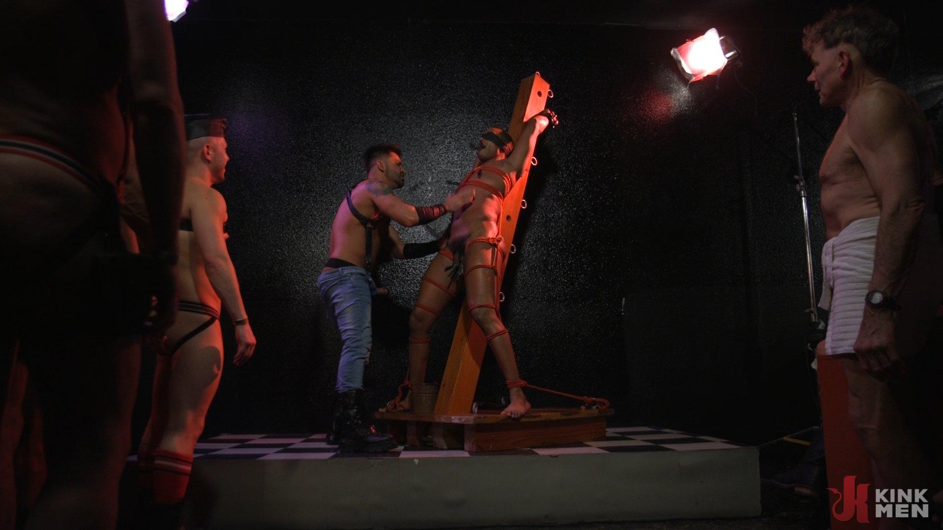 Photo number 2 from New meat Alson Caramel fisted and fucked for HustlaBall! shot for Bound Gods on Kink.com. Featuring Dominic Pacifico and Alson Caramel in hardcore BDSM & Fetish porn.