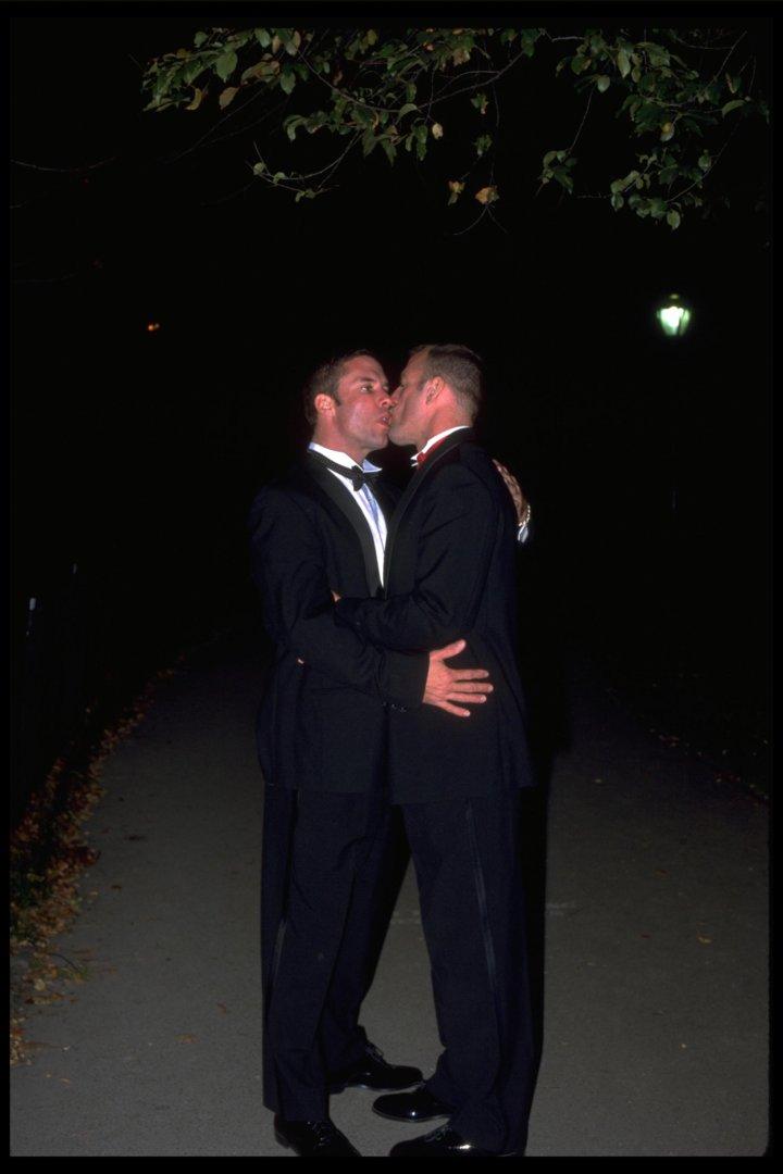 Photo number 3 from Masters & Slaves 1: Two Masters Meet shot for Bound And Gagged on Kink.com. Featuring Jason Branch and Steve Ross in hardcore BDSM & Fetish porn.