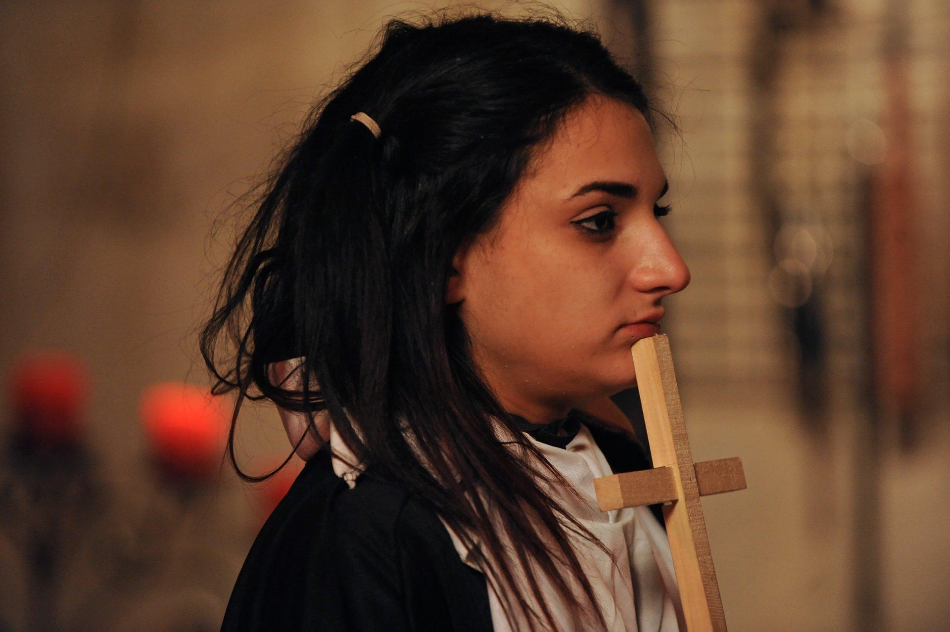 Photo number 18 from Bless Me Father, For I Have Sinned shot for Wasteland on Kink.com. Featuring Shadrack Stargazer and Violet Sky in hardcore BDSM & Fetish porn.