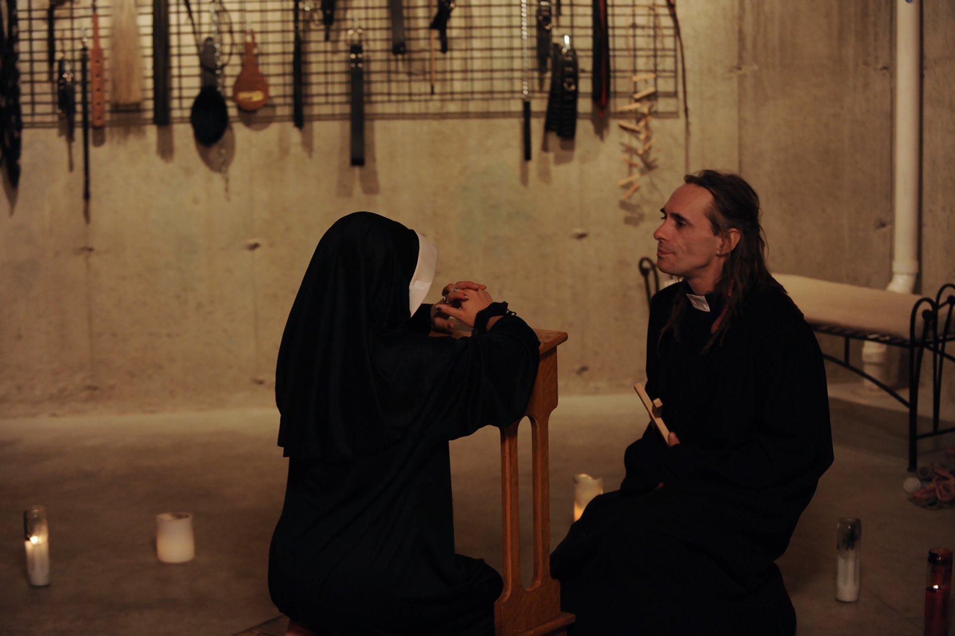 Photo number 2 from Bless Me Father, For I Have Sinned shot for Wasteland on Kink.com. Featuring Shadrack Stargazer and Violet Sky in hardcore BDSM & Fetish porn.