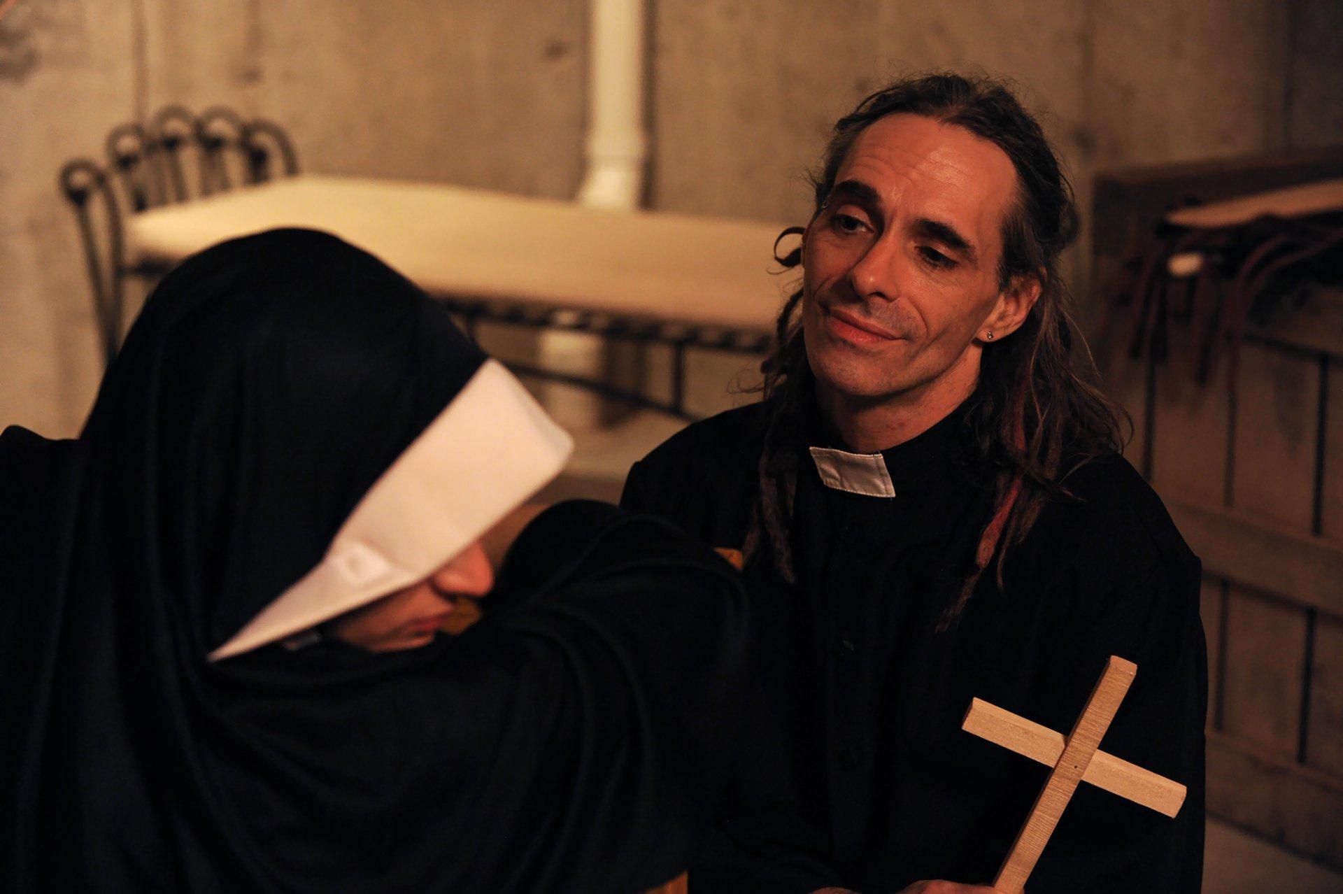 Photo number 5 from Bless Me Father, For I Have Sinned shot for Wasteland on Kink.com. Featuring Shadrack Stargazer and Violet Sky in hardcore BDSM & Fetish porn.