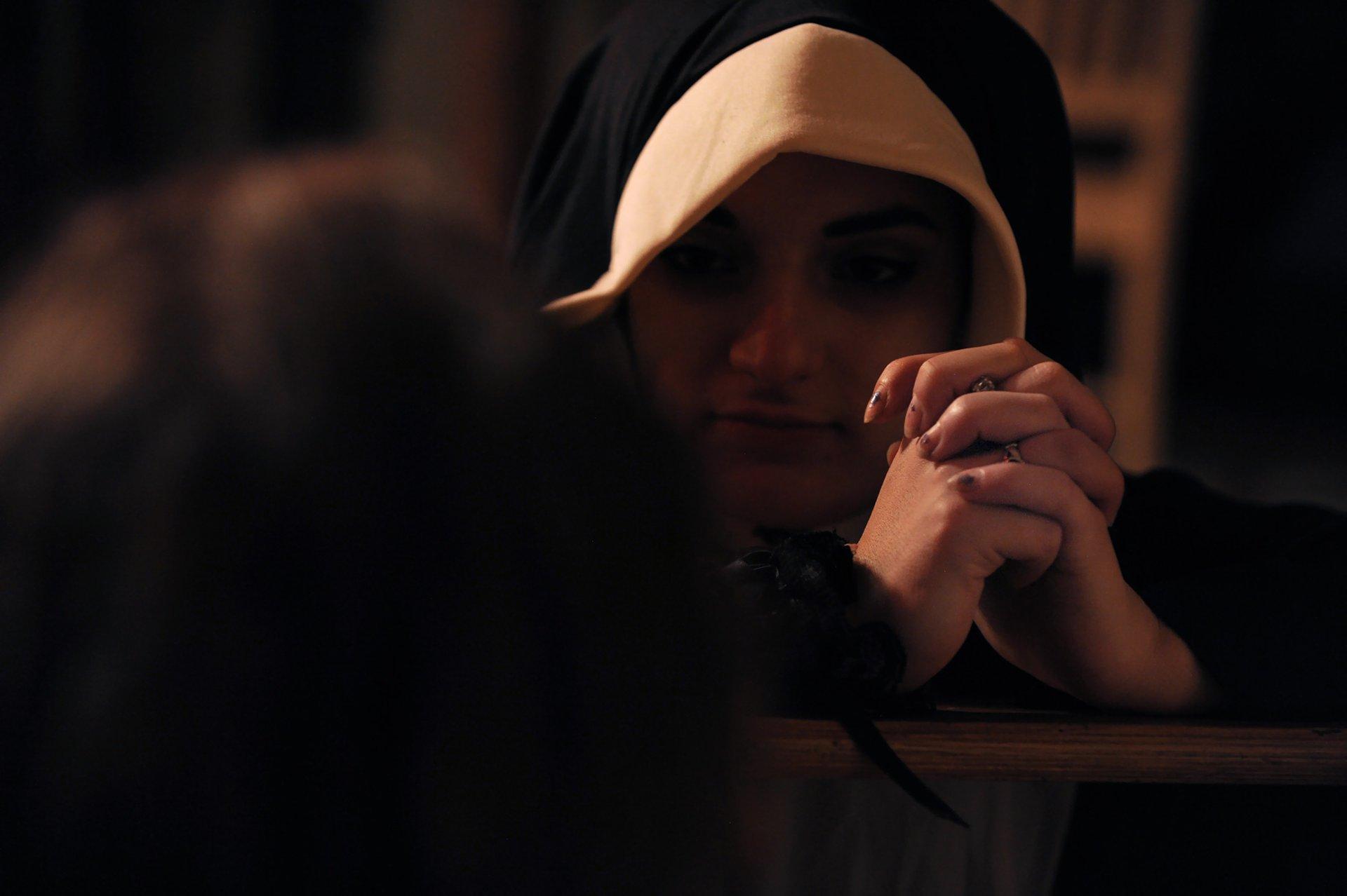 Photo number 6 from Bless Me Father, For I Have Sinned shot for Wasteland on Kink.com. Featuring Shadrack Stargazer and Violet Sky in hardcore BDSM & Fetish porn.