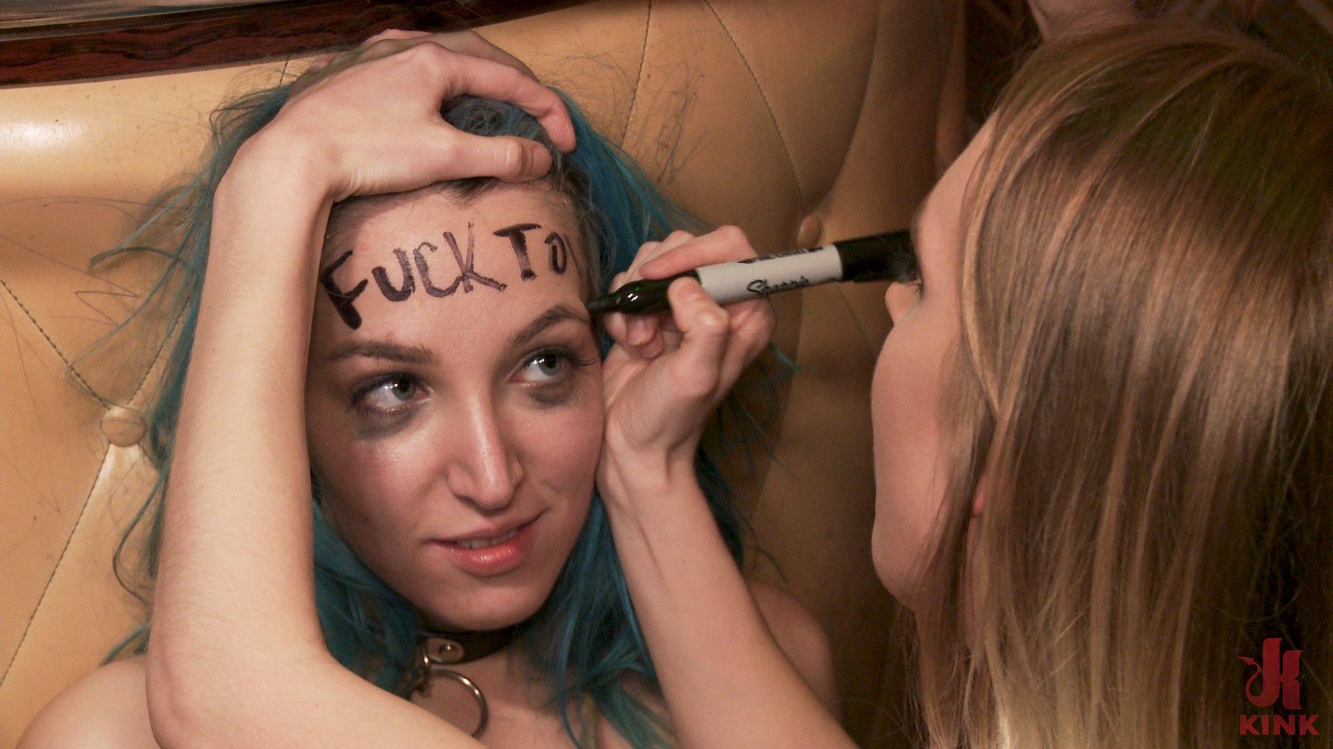 Photo number 6 from Spanish Punk Princess Liz Rainbow tormented by Cadence Lux! shot for Public Disgrace on Kink.com. Featuring Cadence Lux, Max Cortes and Liz Rainbow in hardcore BDSM & Fetish porn.