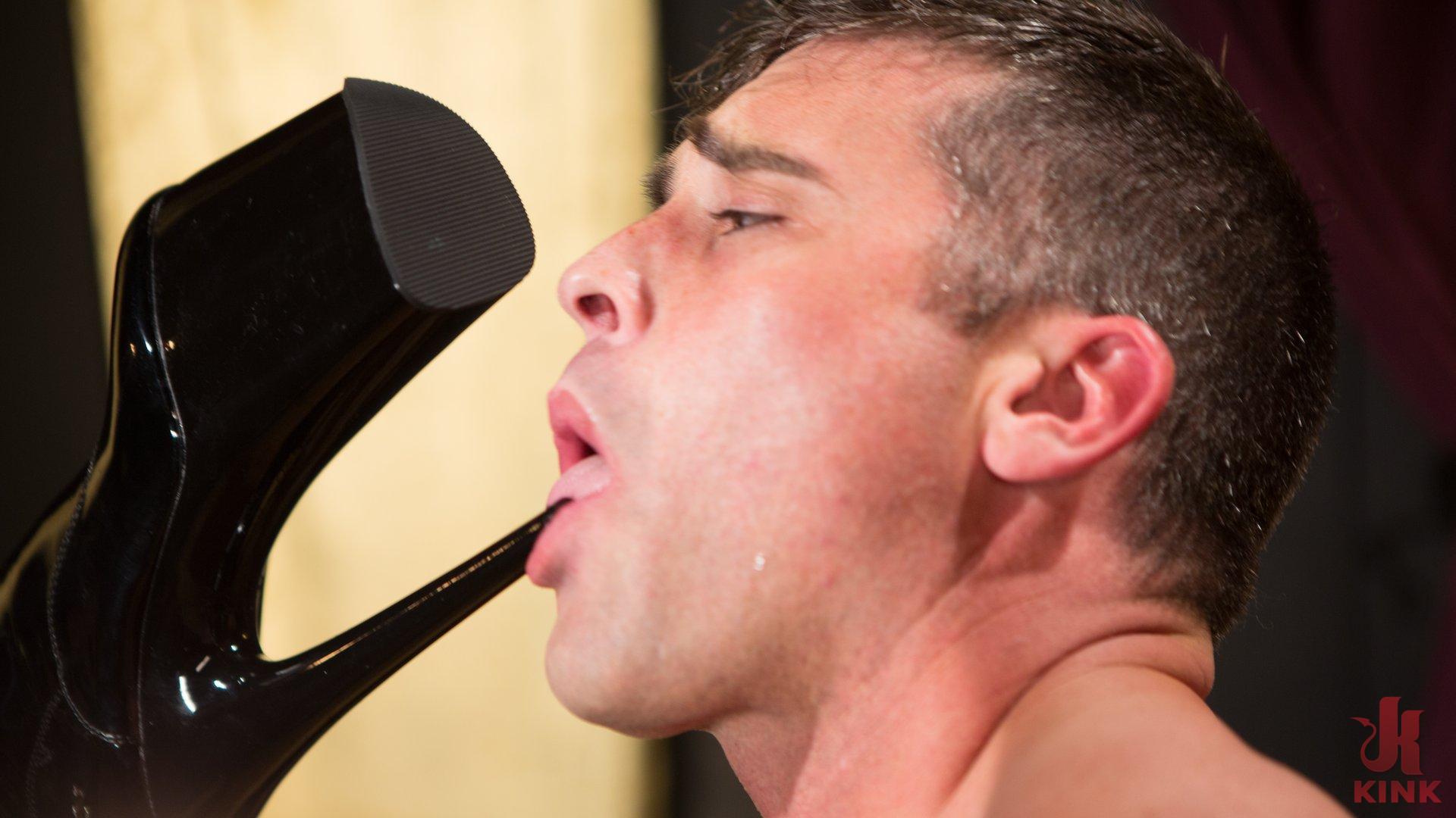 Photo number 1 from Used and Abused: Leigh Raven Punishes Lance Hart shot for Divine Bitches on Kink.com. Featuring Leigh Raven and Lance Hart in hardcore BDSM & Fetish porn.