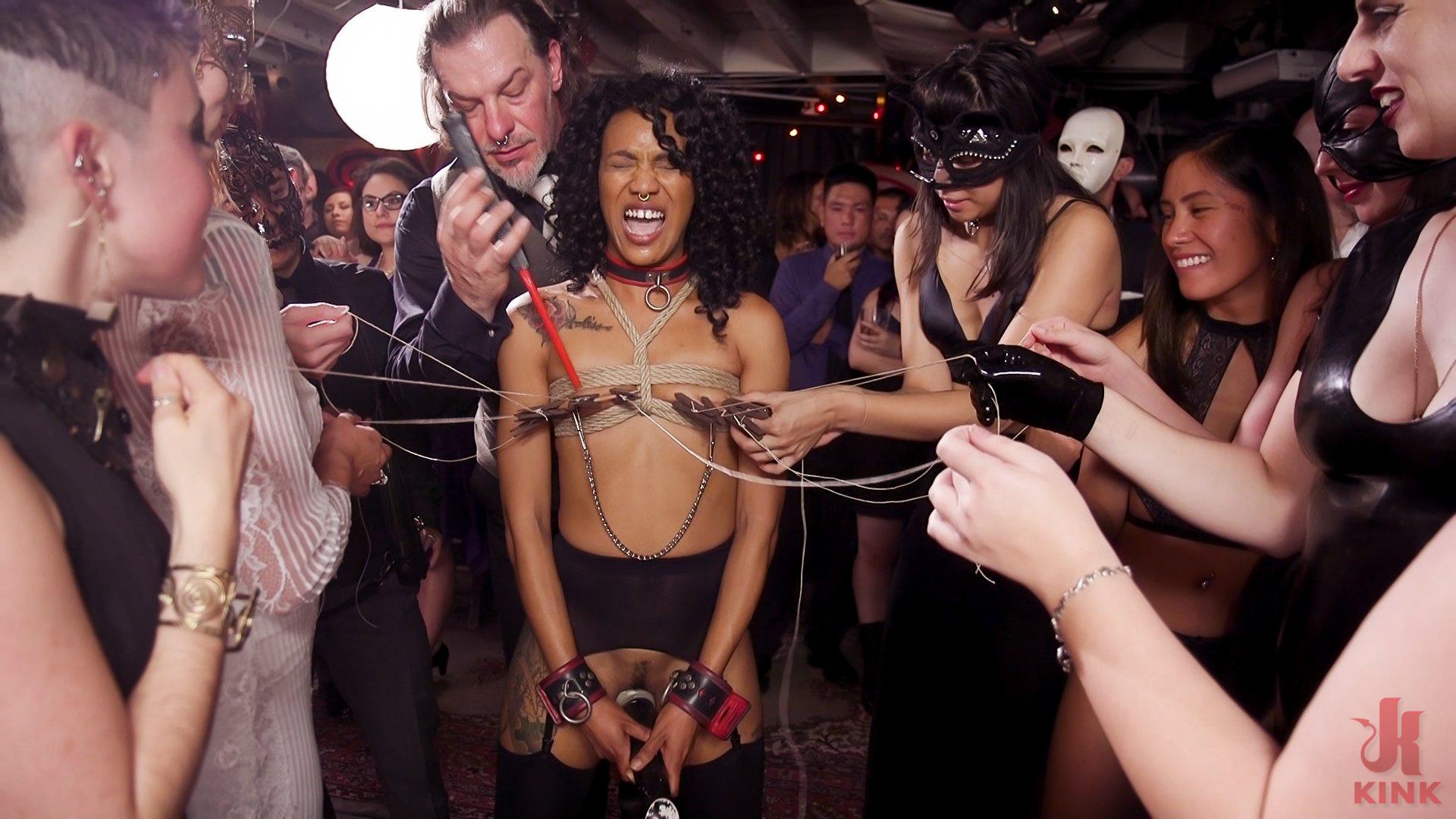 Photo number 7 from Well Trained Anal Sluts Service Folsom Orgy shot for The Upper Floor on Kink.com. Featuring Nikki Darling, Donny Sins and Dee Williams in hardcore BDSM & Fetish porn.