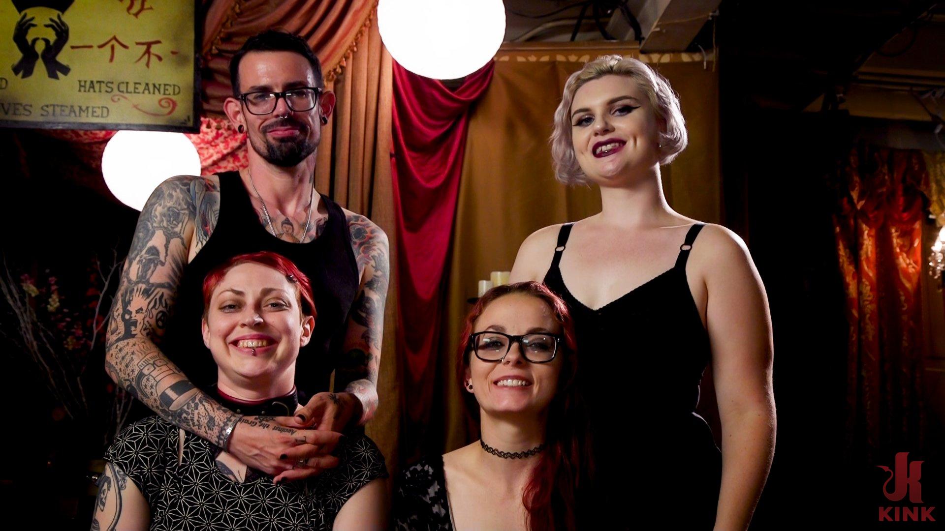 Photo number 25 from BDSM Swinger Orgy Served by the Anal Servant Girls shot for The Upper Floor on Kink.com. Featuring Aiden Starr, Kira Noir, Penny Pax and Ramon Nomar in hardcore BDSM & Fetish porn.