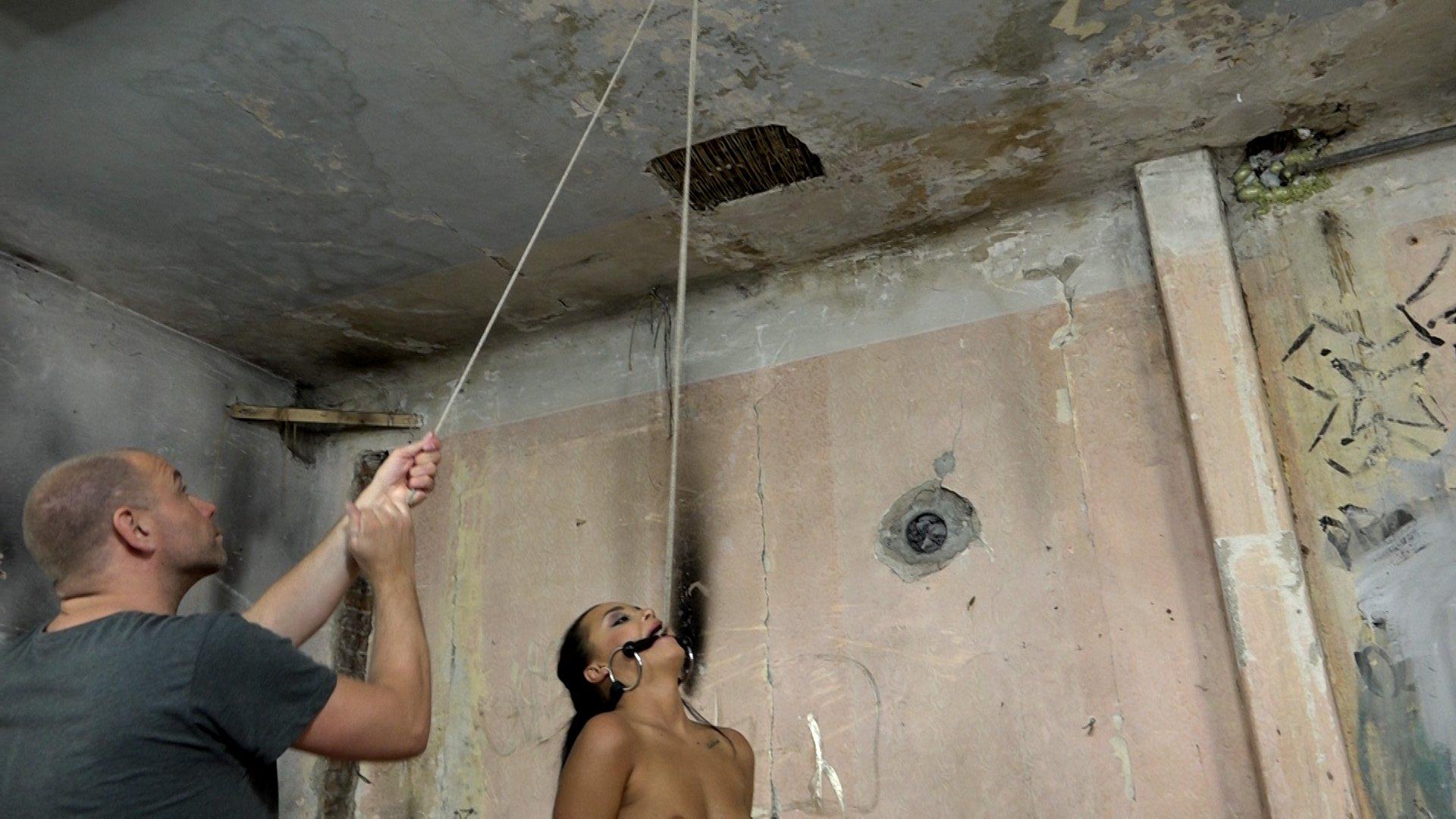 Photo number 14 from Daphne Vibrated and Ballgagged, Tied to the Ceiling shot for Submissed on Kink.com. Featuring Daphne Klyde and Ar in hardcore BDSM & Fetish porn.