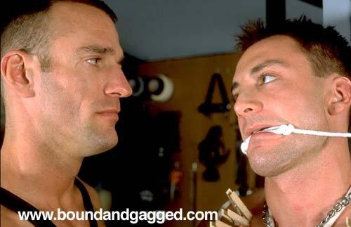 Photo number 11 from Masters & Slaves 2- Playtime Part 2: An Evening in the Life shot for Bound And Gagged on Kink.com. Featuring Jason Branch, Steve Ross, Aaron Tanner and Jay Ross in hardcore BDSM & Fetish porn.