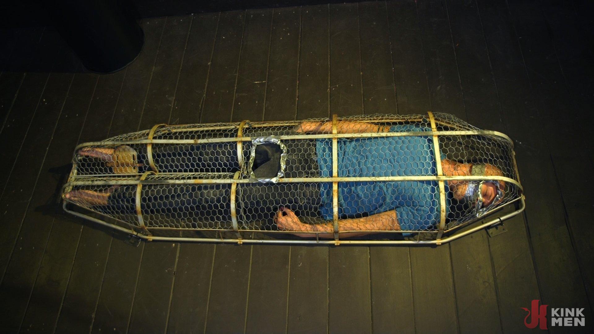 Photo number 1 from Caged: Max Ferro And Joseph Banks shot for Bound Gods on Kink.com. Featuring Max Ferro and Joseph Banks in hardcore BDSM & Fetish porn.