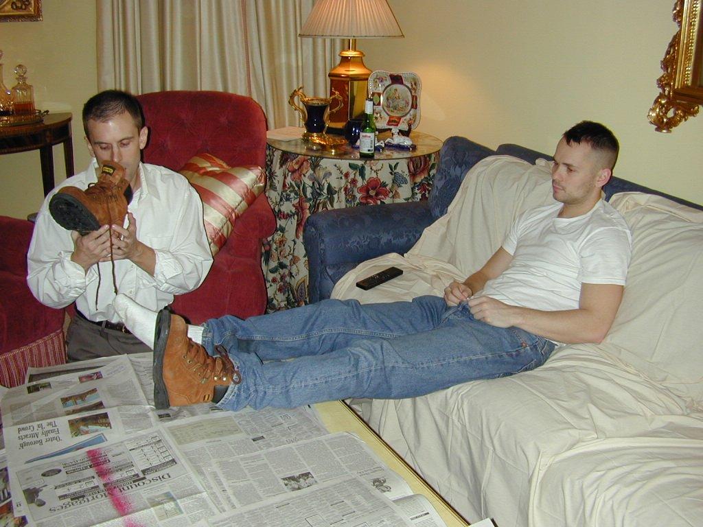 Photo number 22 from Hardhat Master: When Worlds Collide shot for Bound And Gagged on Kink.com. Featuring Owen Hawk, Austin Edwards and Jason Dean in hardcore BDSM & Fetish porn.