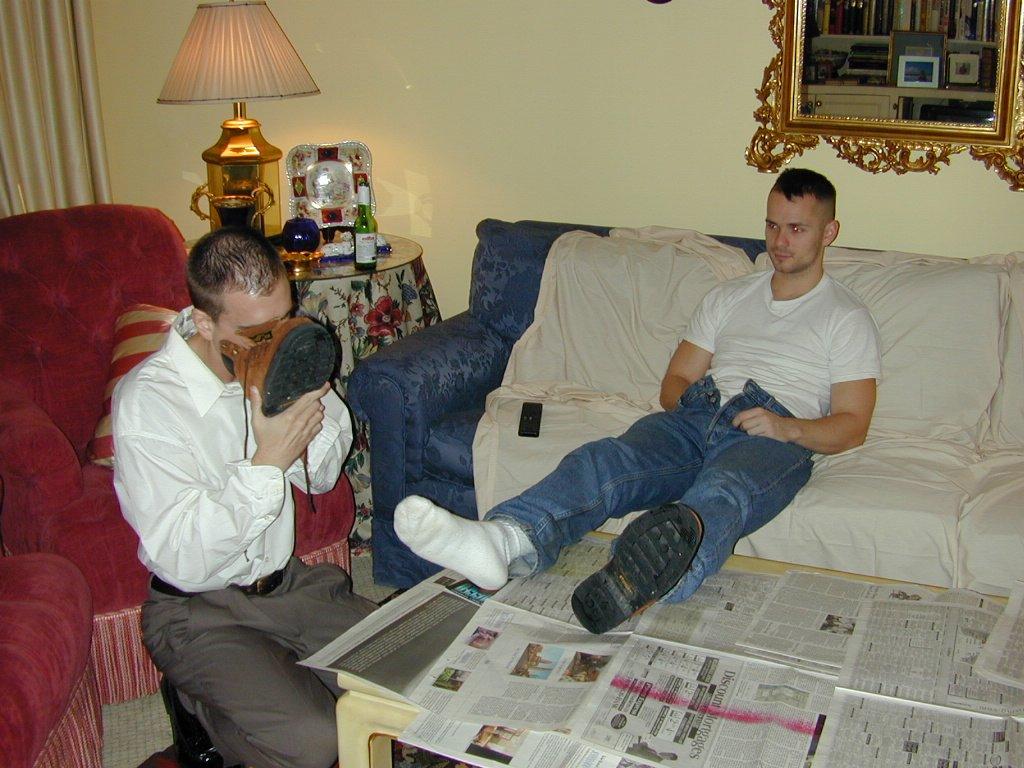 Photo number 26 from Hardhat Master: When Worlds Collide shot for Bound And Gagged on Kink.com. Featuring Owen Hawk, Austin Edwards and Jason Dean in hardcore BDSM & Fetish porn.