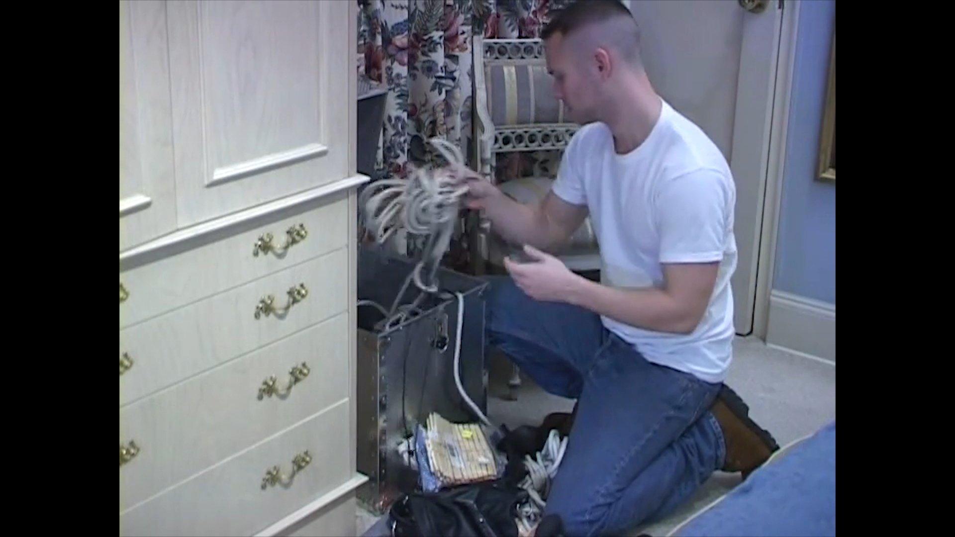 Photo number 6 from Hardhat Master: When Worlds Collide shot for Bound And Gagged on Kink.com. Featuring Owen Hawk, Austin Edwards and Jason Dean in hardcore BDSM & Fetish porn.