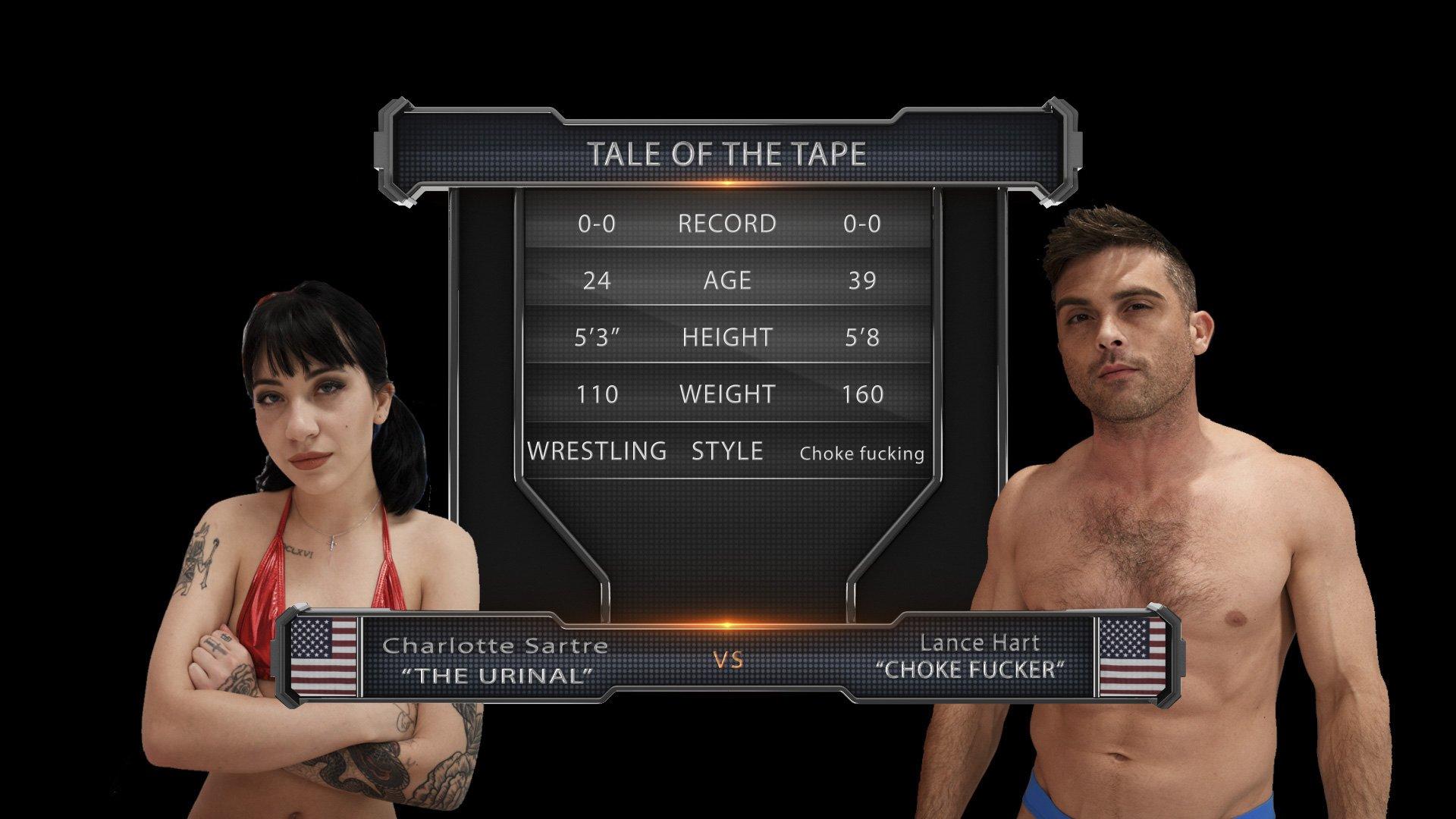 Photo number 0 from Muscular God Destroys Tiny Goth Female then Puts his Seed in her shot for Evolved Fights on Kink.com. Featuring Lance Hart and Charlotte Sartre in hardcore BDSM & Fetish porn.