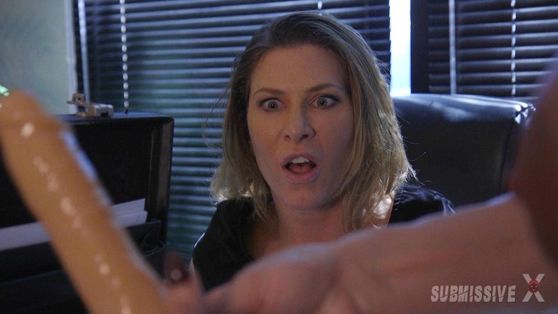 Photo number 7 from Cover Boss Reality TV Show Humilation for Bad Employee shot for Submissive X on Kink.com. Featuring Brandi Mae and Ariel X in hardcore BDSM & Fetish porn.