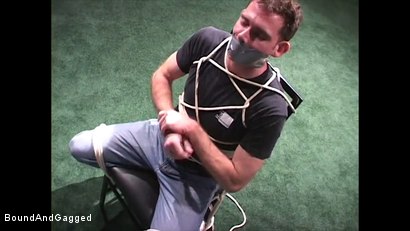 Photo number 10 from Mario's Boy: Now Get Loose..or Else shot for Bound And Gagged on Kink.com. Featuring Sean Patrick, Doug Jeffries and Mario Ortiz in hardcore BDSM & Fetish porn.