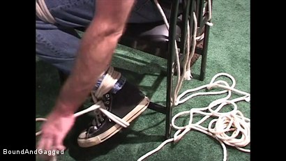 Photo number 11 from Mario's Boy: Now Get Loose..or Else shot for Bound And Gagged on Kink.com. Featuring Sean Patrick, Doug Jeffries and Mario Ortiz in hardcore BDSM & Fetish porn.