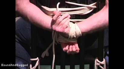 Photo number 6 from Mario's Boy: Now Get Loose..or Else shot for Bound And Gagged on Kink.com. Featuring Sean Patrick, Doug Jeffries and Mario Ortiz in hardcore BDSM & Fetish porn.