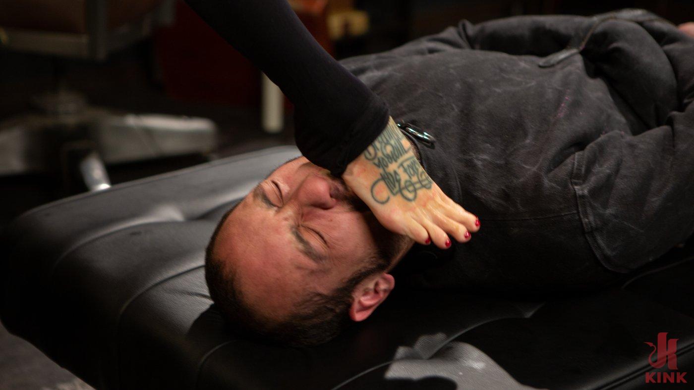 Photo number 11 from Divine Therapy: Gia DiMarco Uses Unconventional Procedures to Punish shot for Divine Bitches on Kink.com. Featuring Gia DiMarco and DJ in hardcore BDSM & Fetish porn.