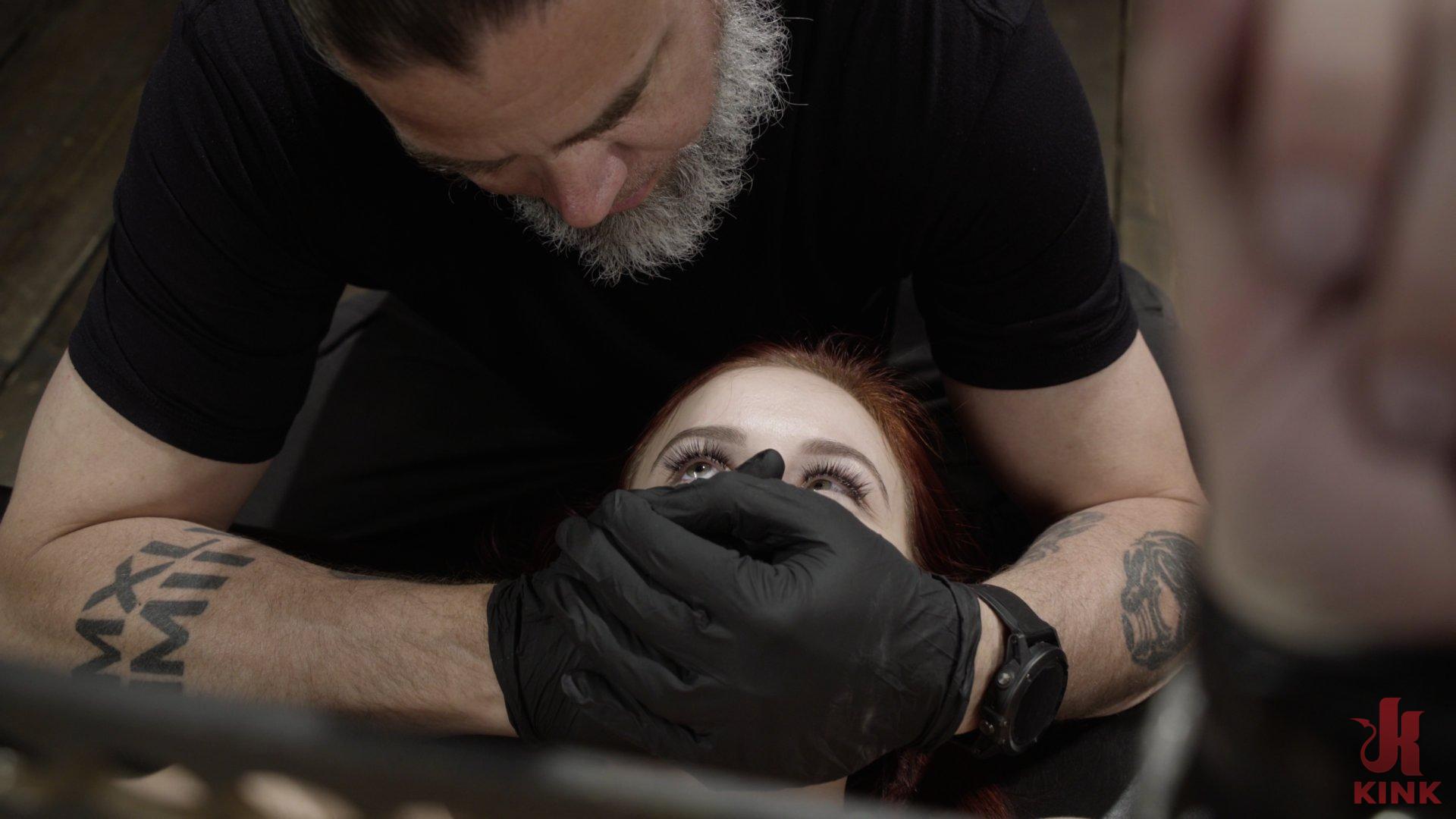 Photo number 18 from Mega Pain Slut Danni Rivers Submits to Brutal Torment in Bondage shot for Device Bondage on Kink.com. Featuring Danni Rivers and The Pope in hardcore BDSM & Fetish porn.