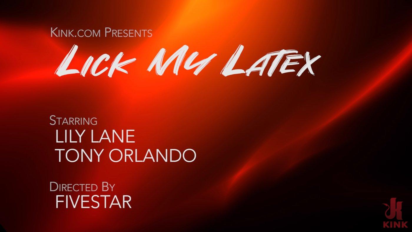 Photo number 0 from Lick My Latex: Mischievous Lily Lane Devours Fetish Sub Tony Orlando shot for Divine Bitches on Kink.com. Featuring Lily Lane and Tony Orlando in hardcore BDSM & Fetish porn.