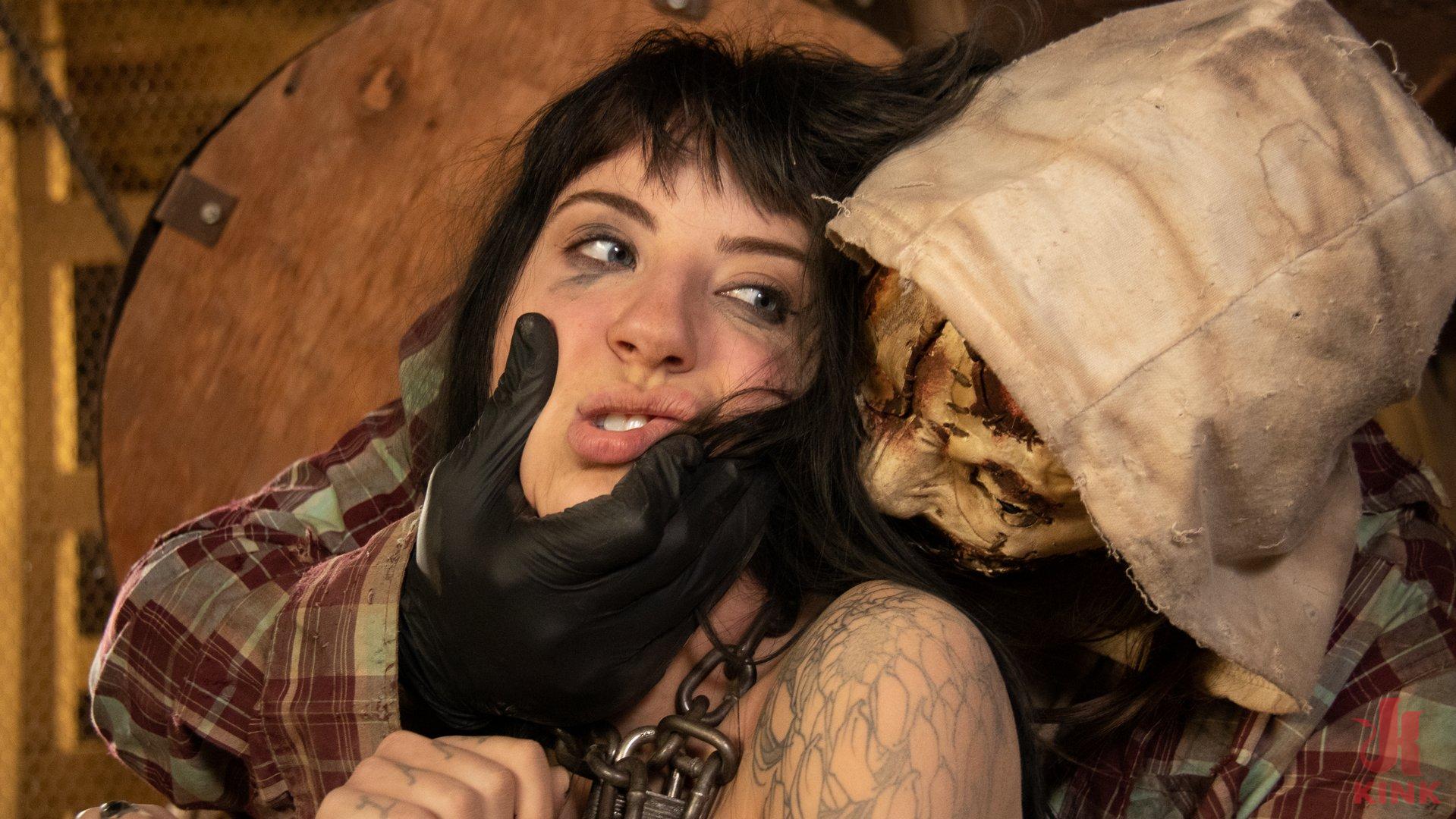 Photo number 9 from Derelict: The Psychosexual Abduction of Casey and Charlotte shot for Kink Features on Kink.com. Featuring Casey Calvert, Charlotte Sartre and The Pope in hardcore BDSM & Fetish porn.