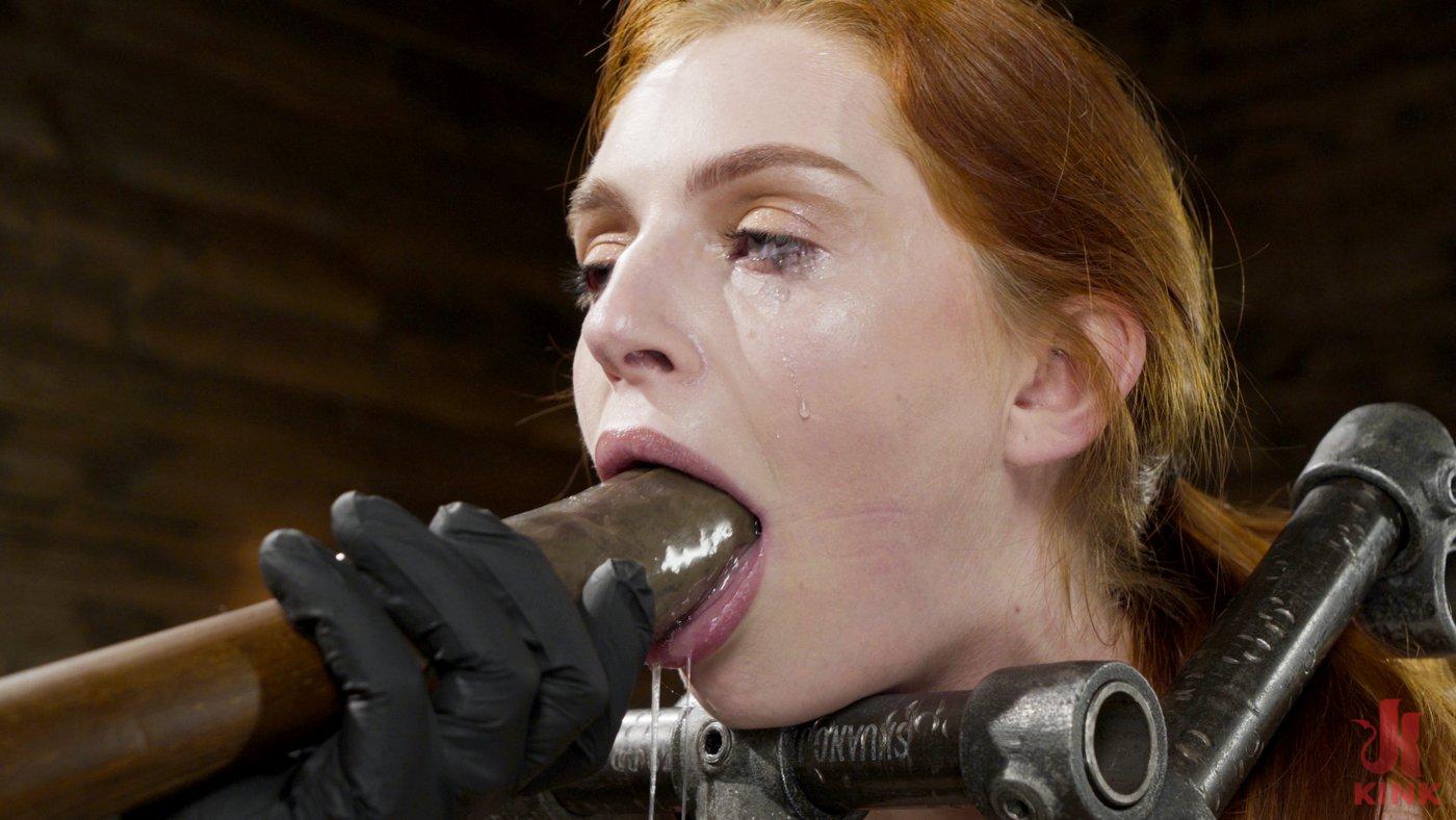 Photo number 12 from Red Head Slut Gets Destroyed in Diabolical Bondage shot for Device Bondage on Kink.com. Featuring Maya Kendrick and The Pope in hardcore BDSM & Fetish porn.